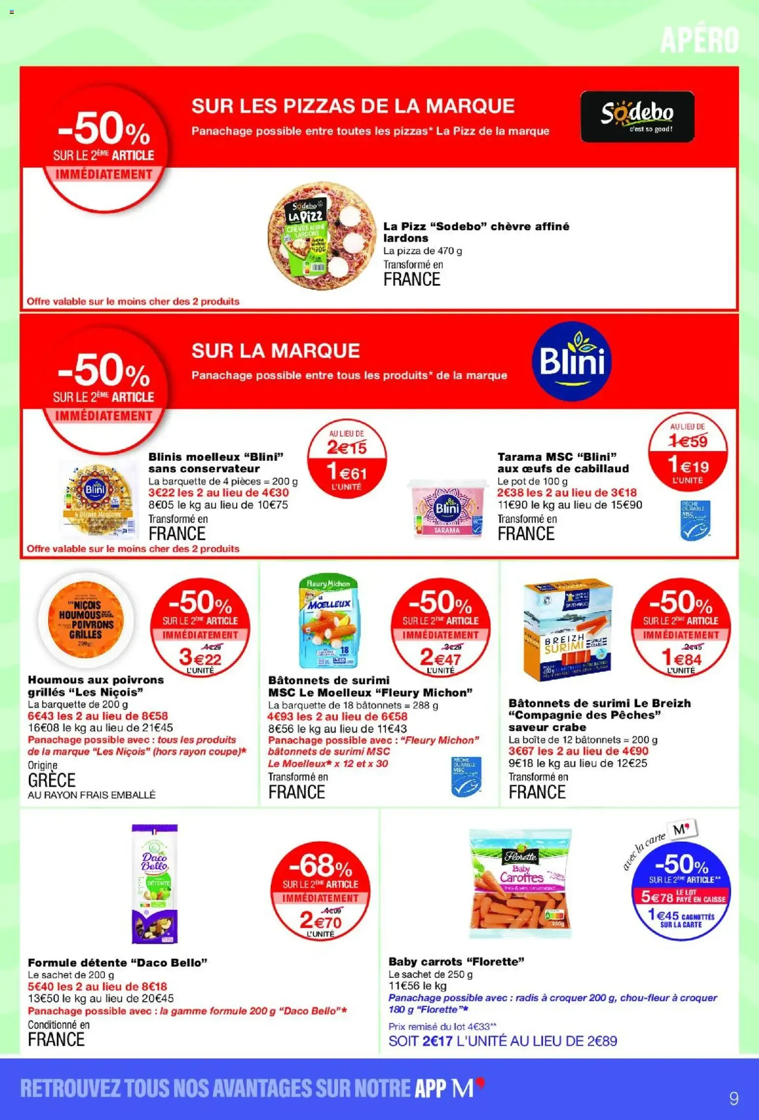 Monoprix - Hasta 50% en el segundo producto de selección du 16 juin au 28 juin 2026 - Catalogue page 9