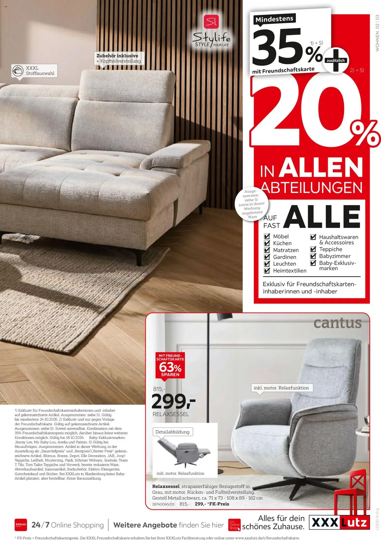 XXXLutz Polster Spezial (ab 10.10.2026) zum Blättern von 10. Oktober bis 24. Oktober 2026 - Prospekt seite 3