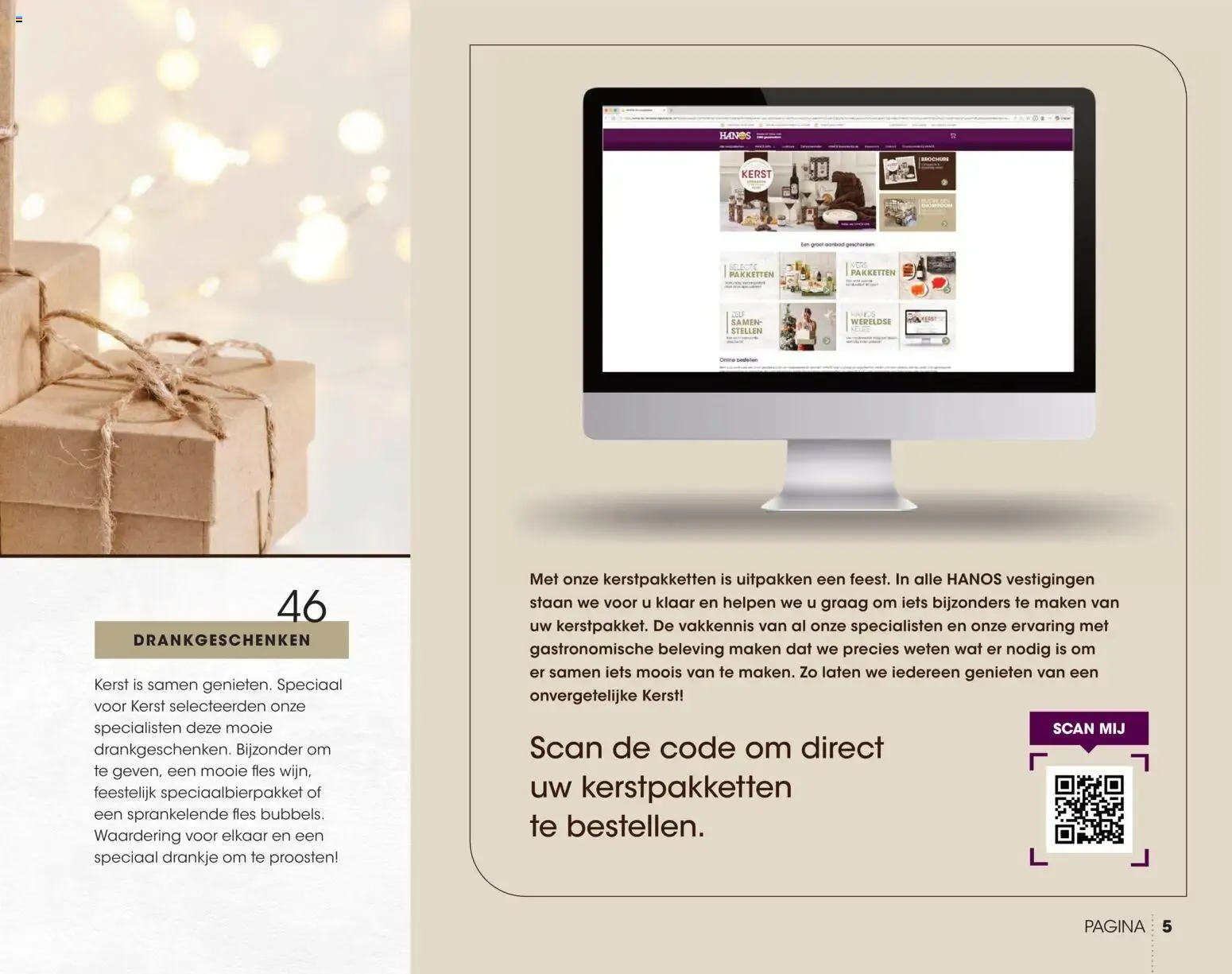 Hanos Kerstpakketten 2026 van 1 juli tot 31 juli 2026 - Folder pagina 5