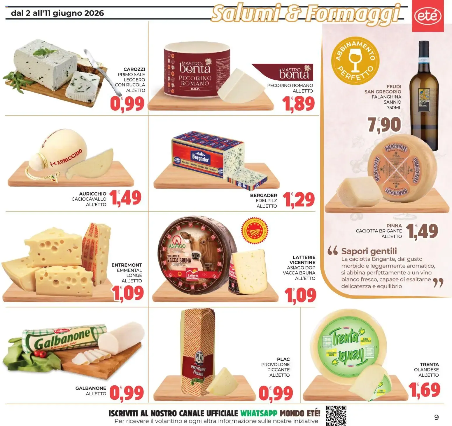 Eté volantino dal 02/06/2026 - online Offerte da 2 giugno a 11 giugno di 2026 - Pagina del volantino 9