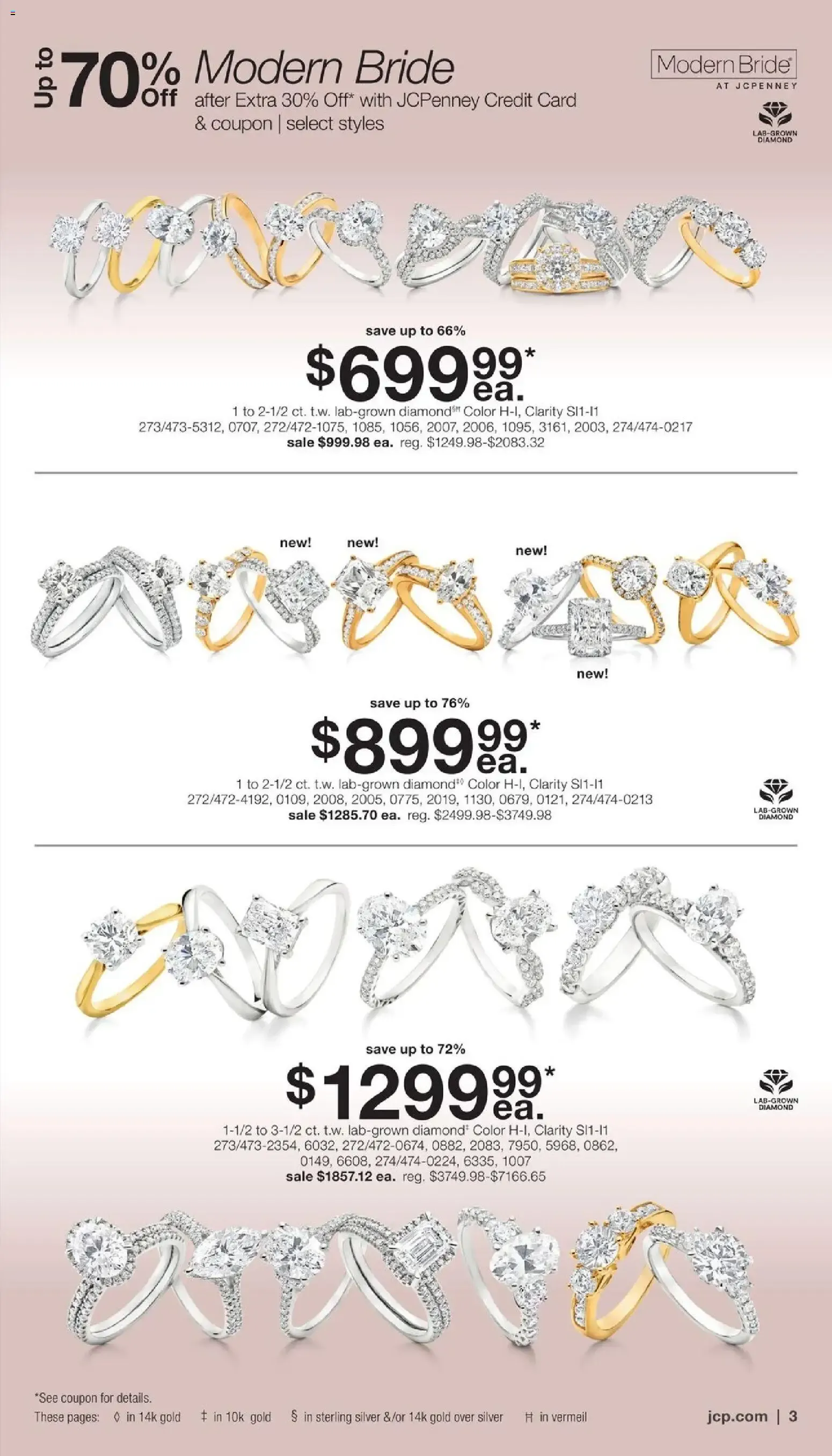 Weekly ad JCPenney Billion Dollar Jewelry Sale from September 3 to September 20 2026 - Page 2