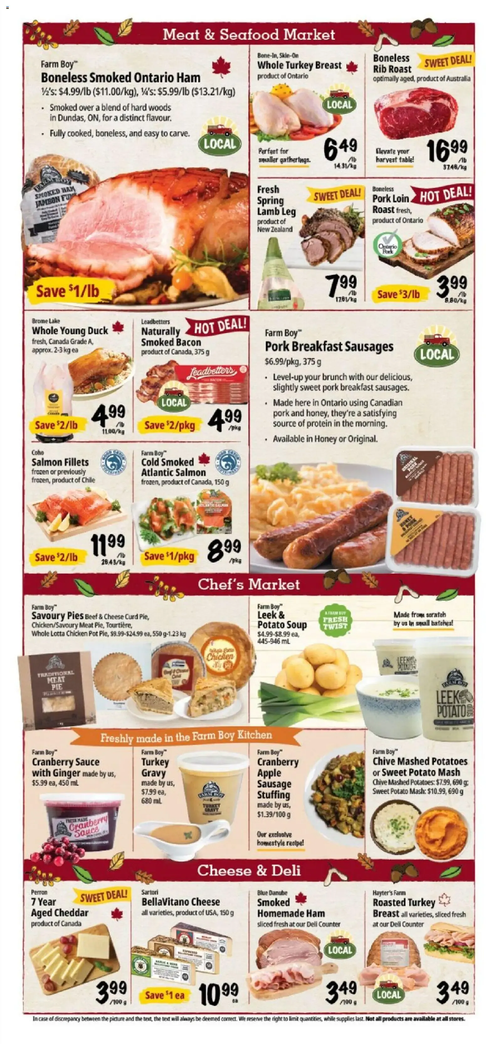 Farm Boy Harvest Table Favourites from October 8 to October 14 2026 - flyer page 2