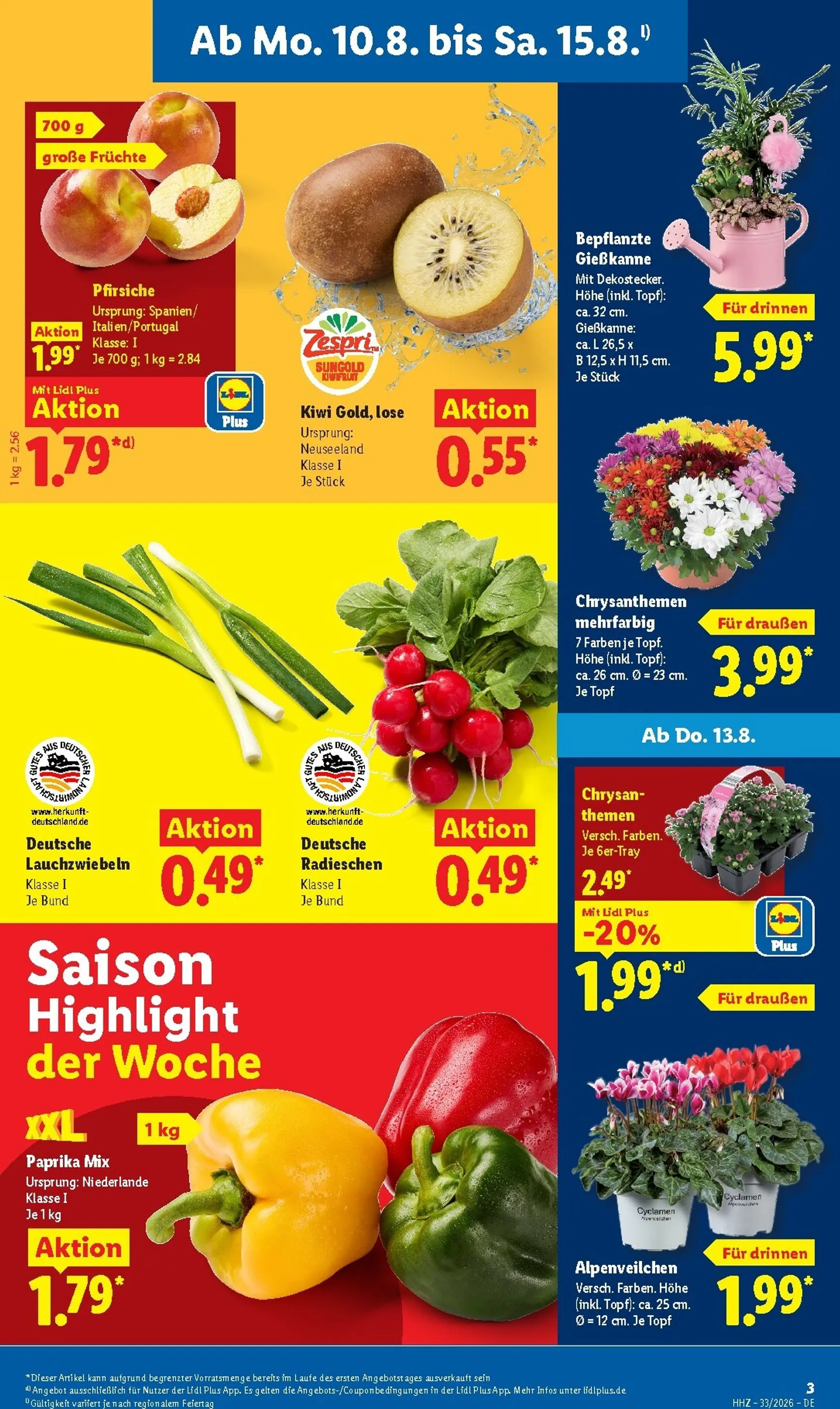 Lidl Prospekt - Ab Mo. 10.8. bis Sa. 15.8. von 10. August bis 15. August 2026 - Prospekt seite 3