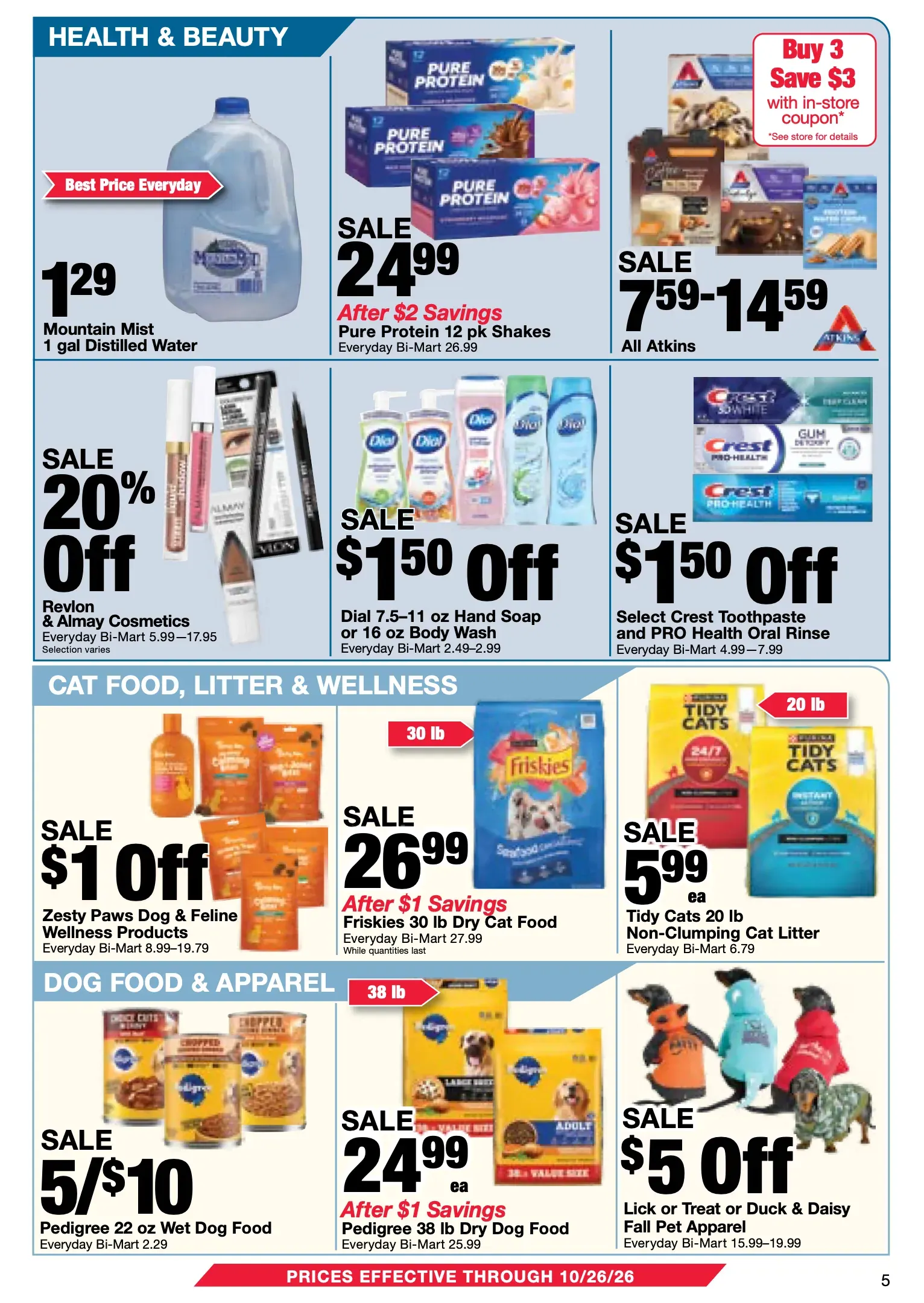 Weekly ad Current Bi-Mart leaflet valid from Tuesday 10/13/2026 to Monday 10/26/2026 from October 13 to October 26 2026 - Page 5