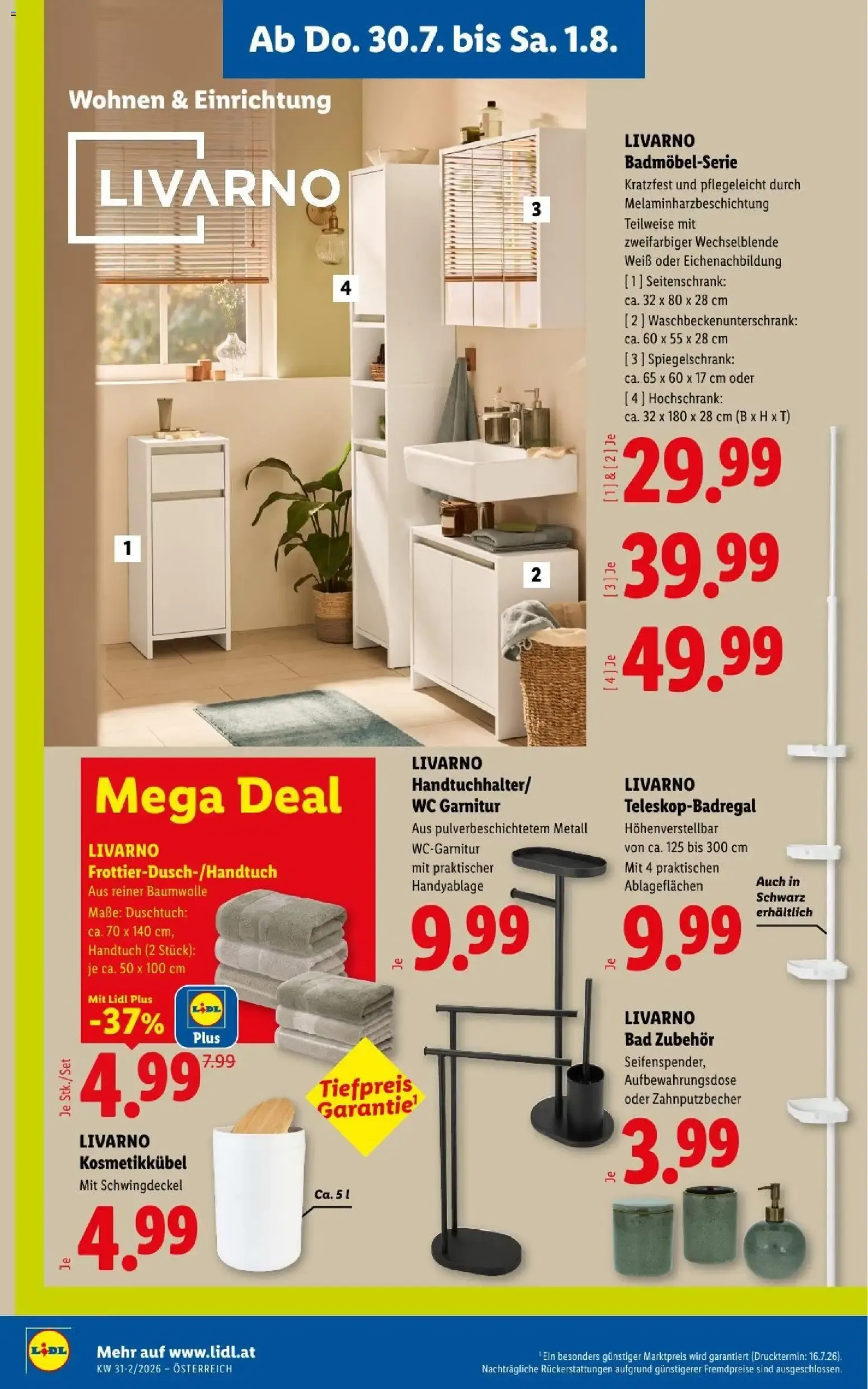 Lidl - Flugblatt del 30.07. al 01.08. von 30. Juli bis 1. August 2026 - Flugblätt seite 22