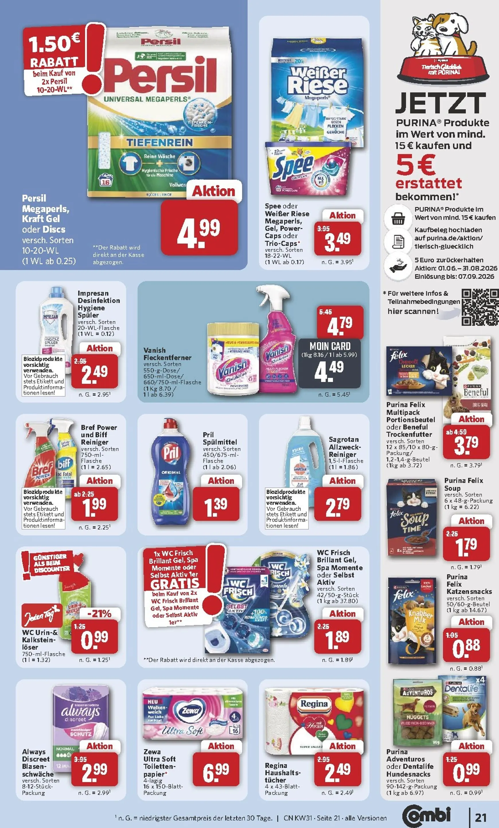 Combi Prospekt – von Montag 27.07.2026 bis Samstag 01.08.2026 von 27. Juli bis 1. August 2026 - Prospekt seite 23