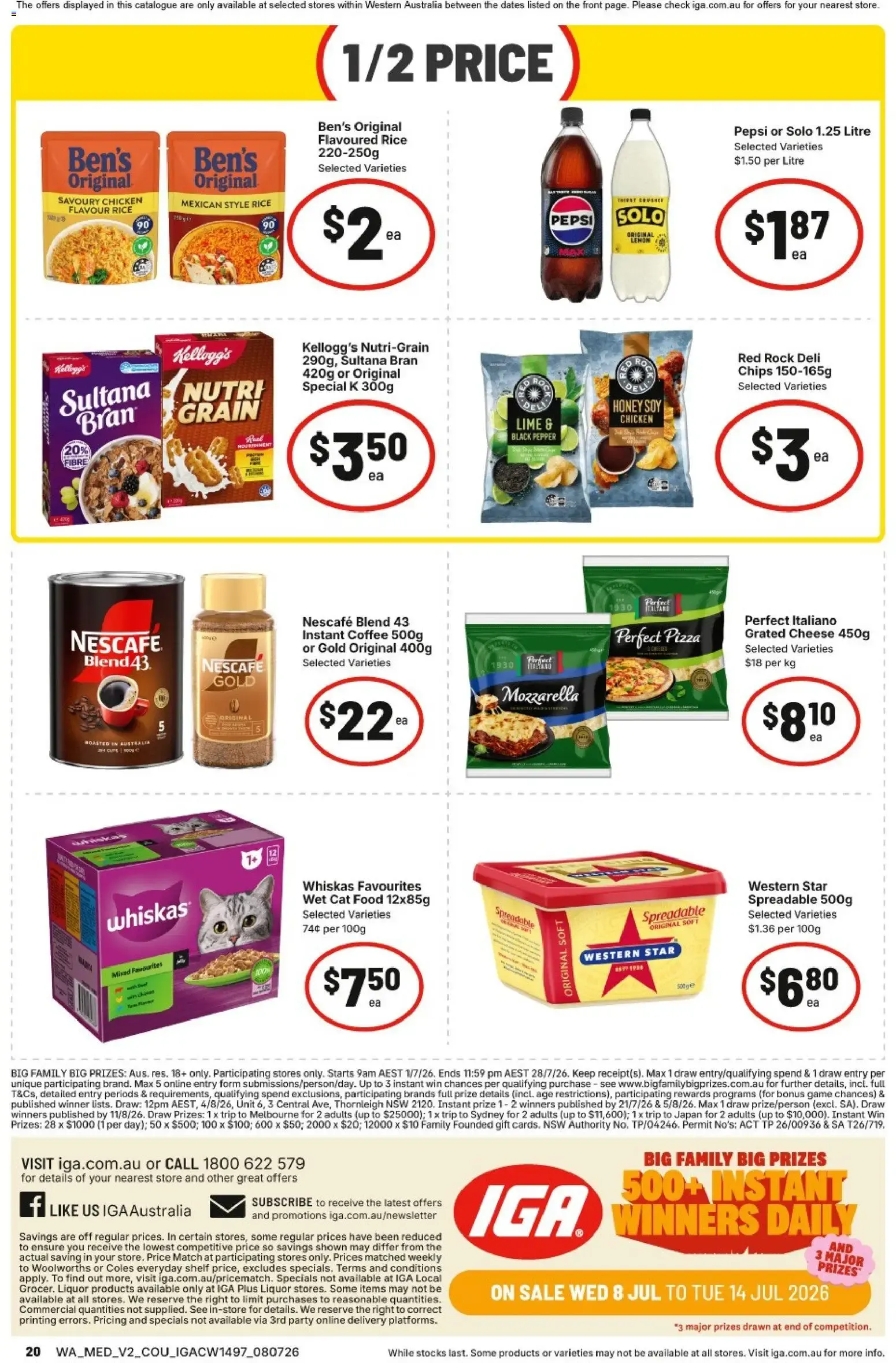 IGA Big Family Big Prizes - 500+ Instant Winners Daily - Catalogue valid from 8 July to 14 July 2026 - page 17