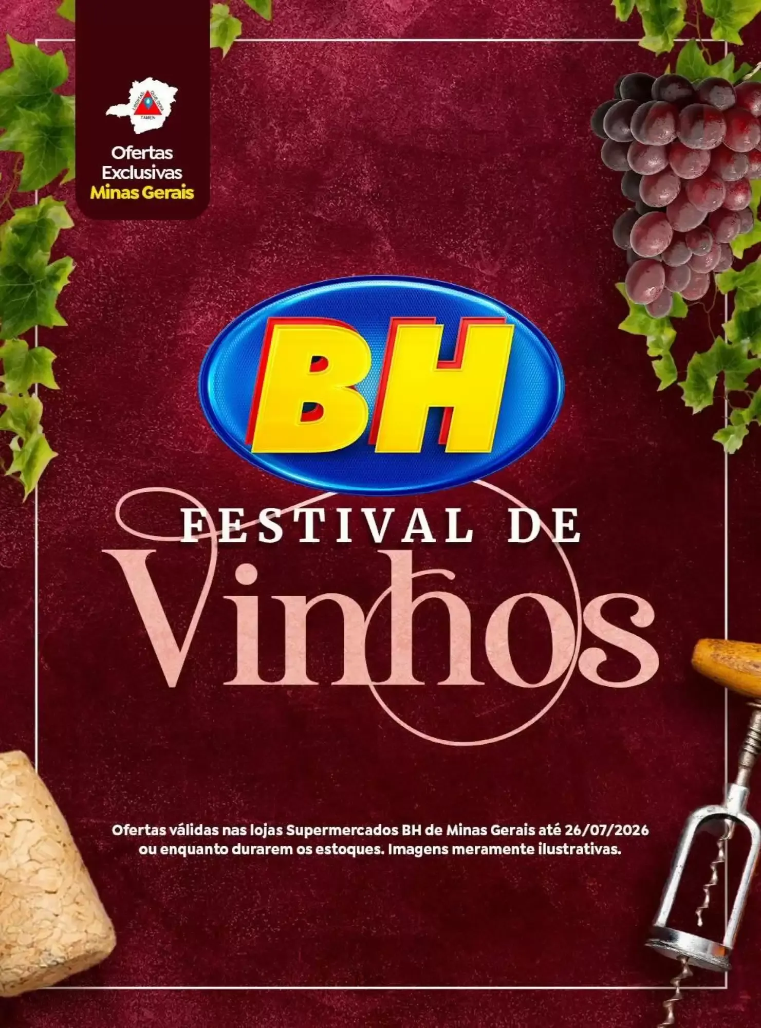 Encarte de Festival de Vinhos BH 14 de julho até 26 de julho 2026 - Pagina 1