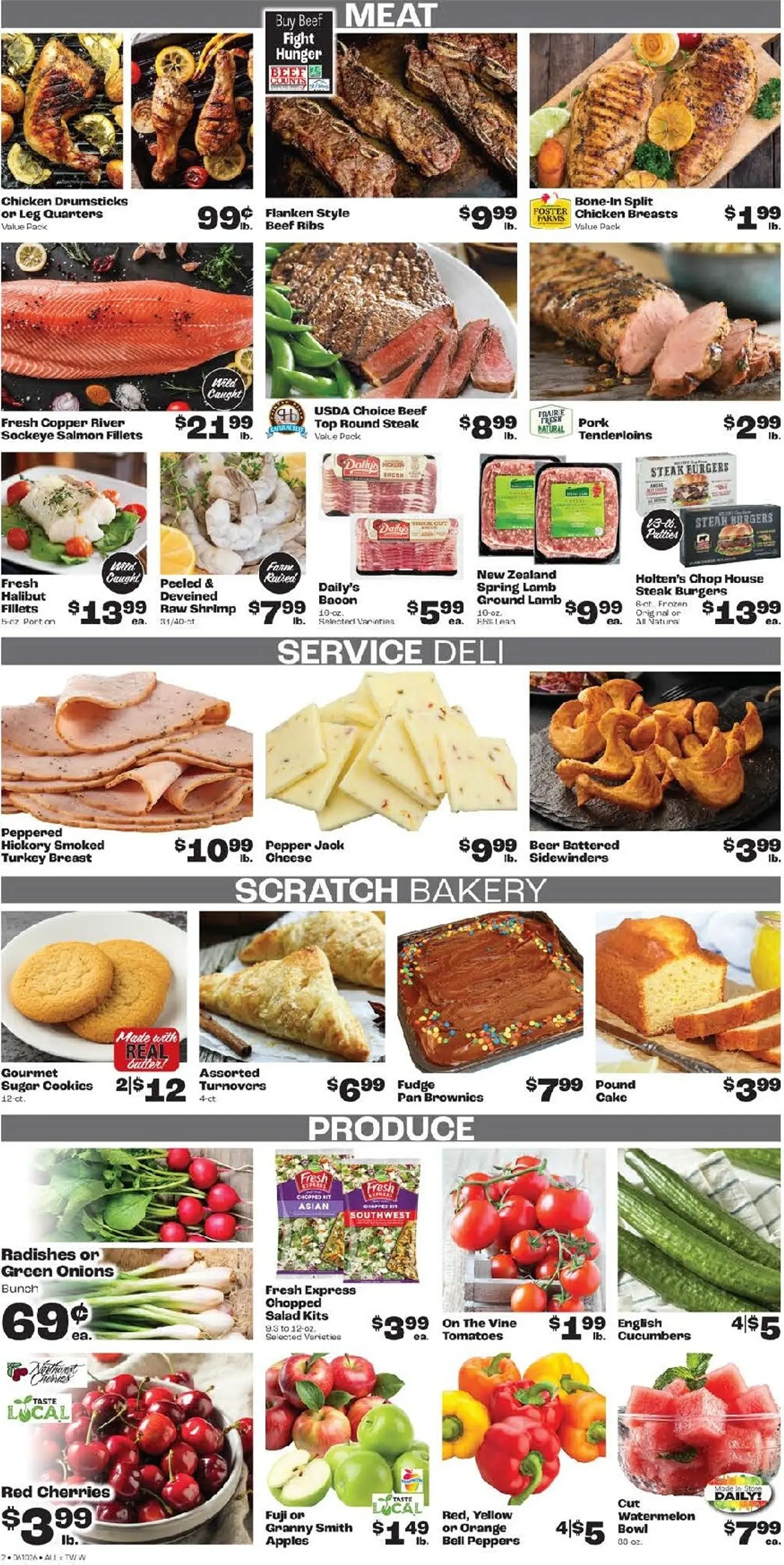 Weekly promotion Current Rosauers leaflet valid from Wednesday 06/10/2026 to Tuesday 06/16/2026 spanning from June 10 to June 16 2026 - Page 2 for Catalogue 365
