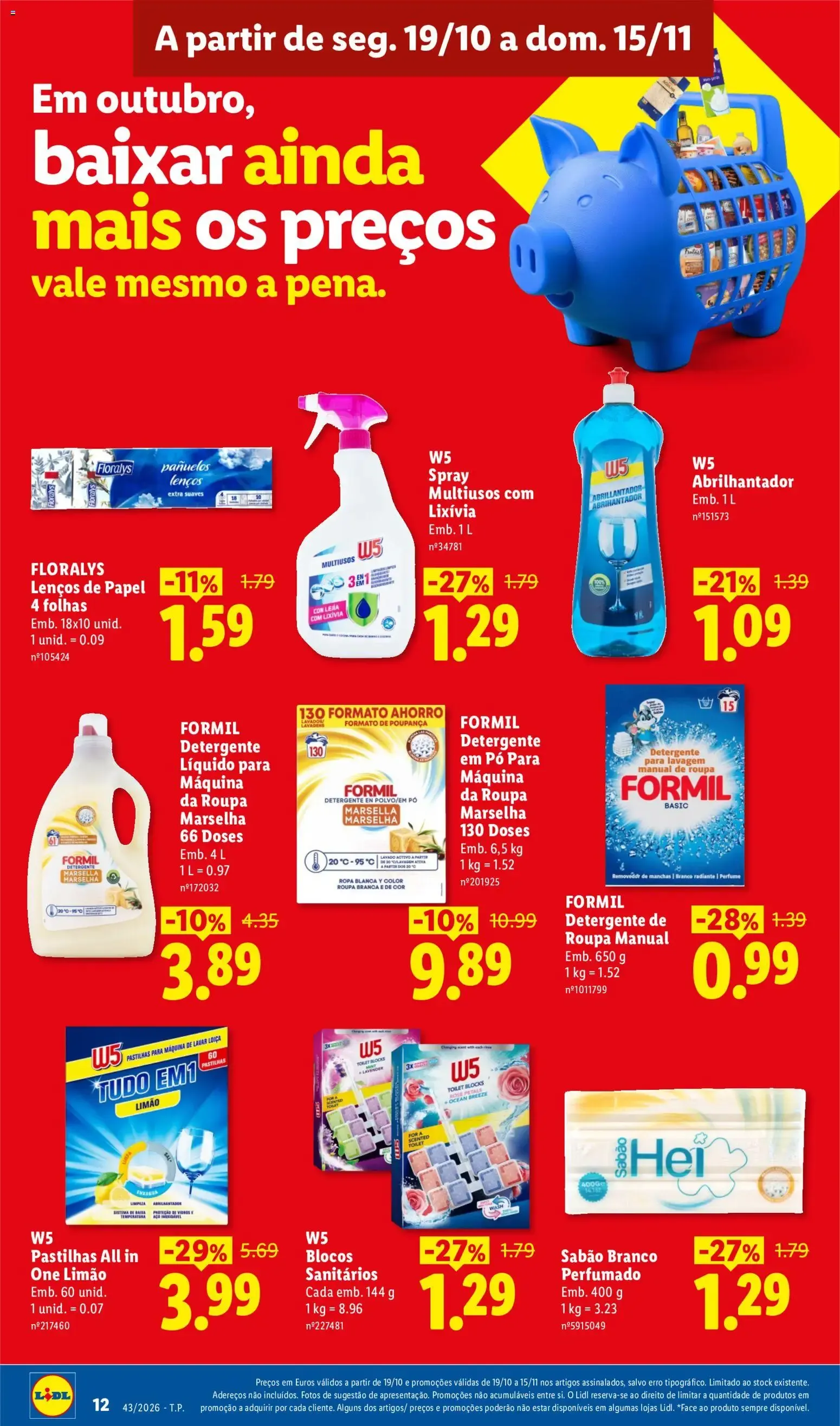 Folheto Lidl Folheto Poupança de 19 de outubro até 25 de outubro 2026 - Pagina 12