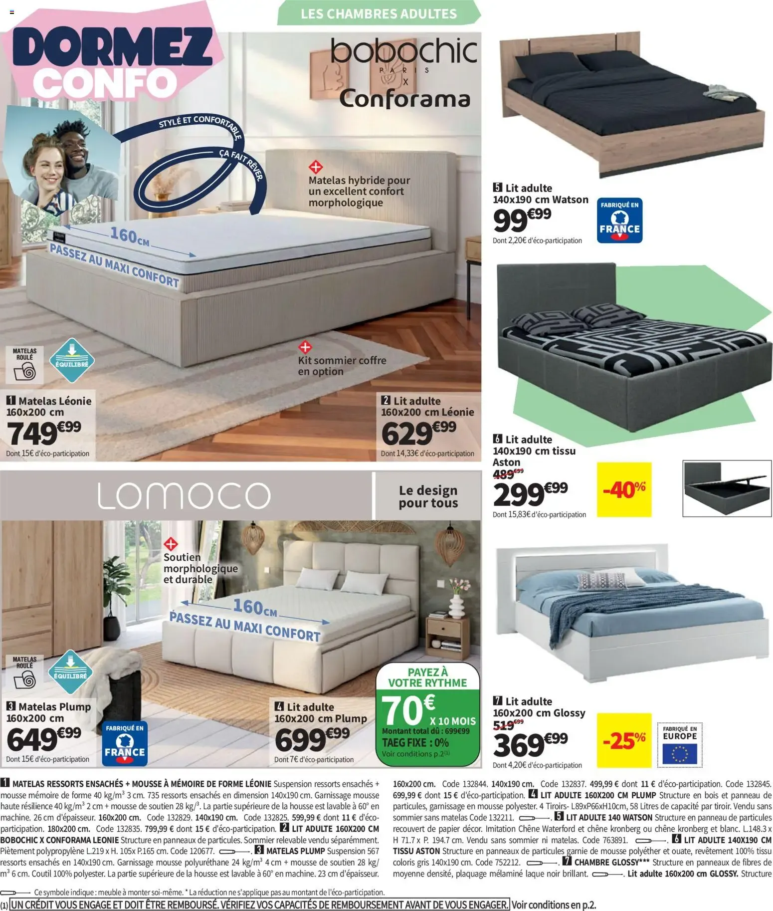 Conforama catalogue à partir du 09/06/2026 - promo en ligne du 9 juin au 6 juillet 2026 - Catalogue page 14
