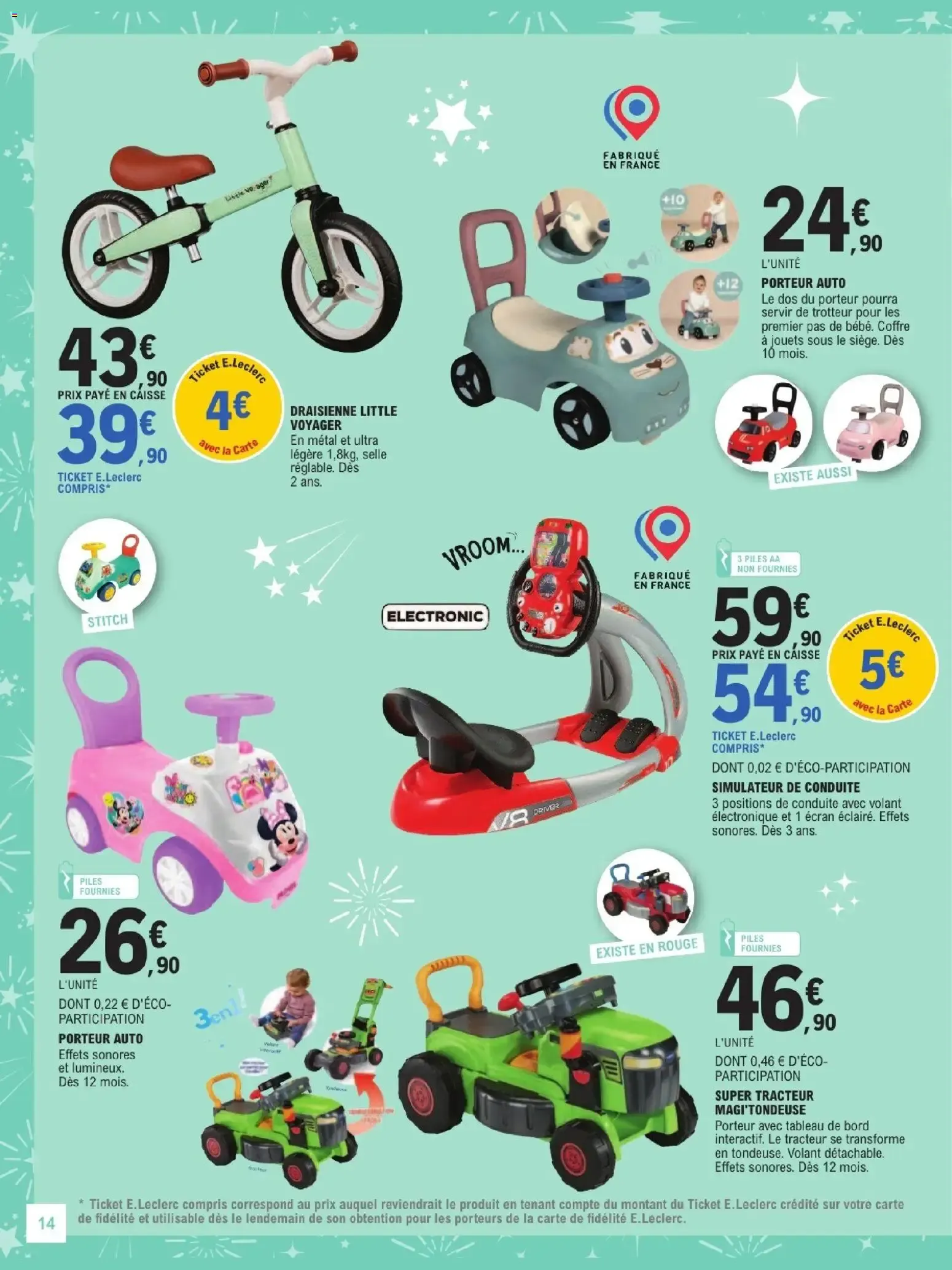 La Fabuleuse Fabrique des Jouets - E.Leclerc du 13 octobre au 5 décembre 2026 - Catalogue page 14