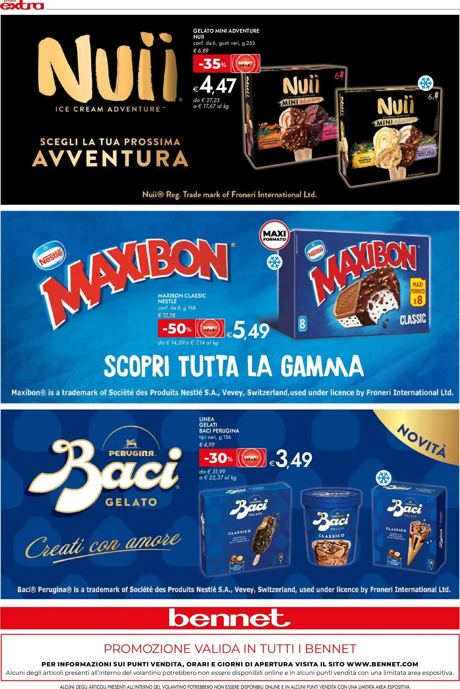 Volantino Bennet Offerte Extra da 30 luglio a 12 agosto di 2026 - Pagina del volantino 8