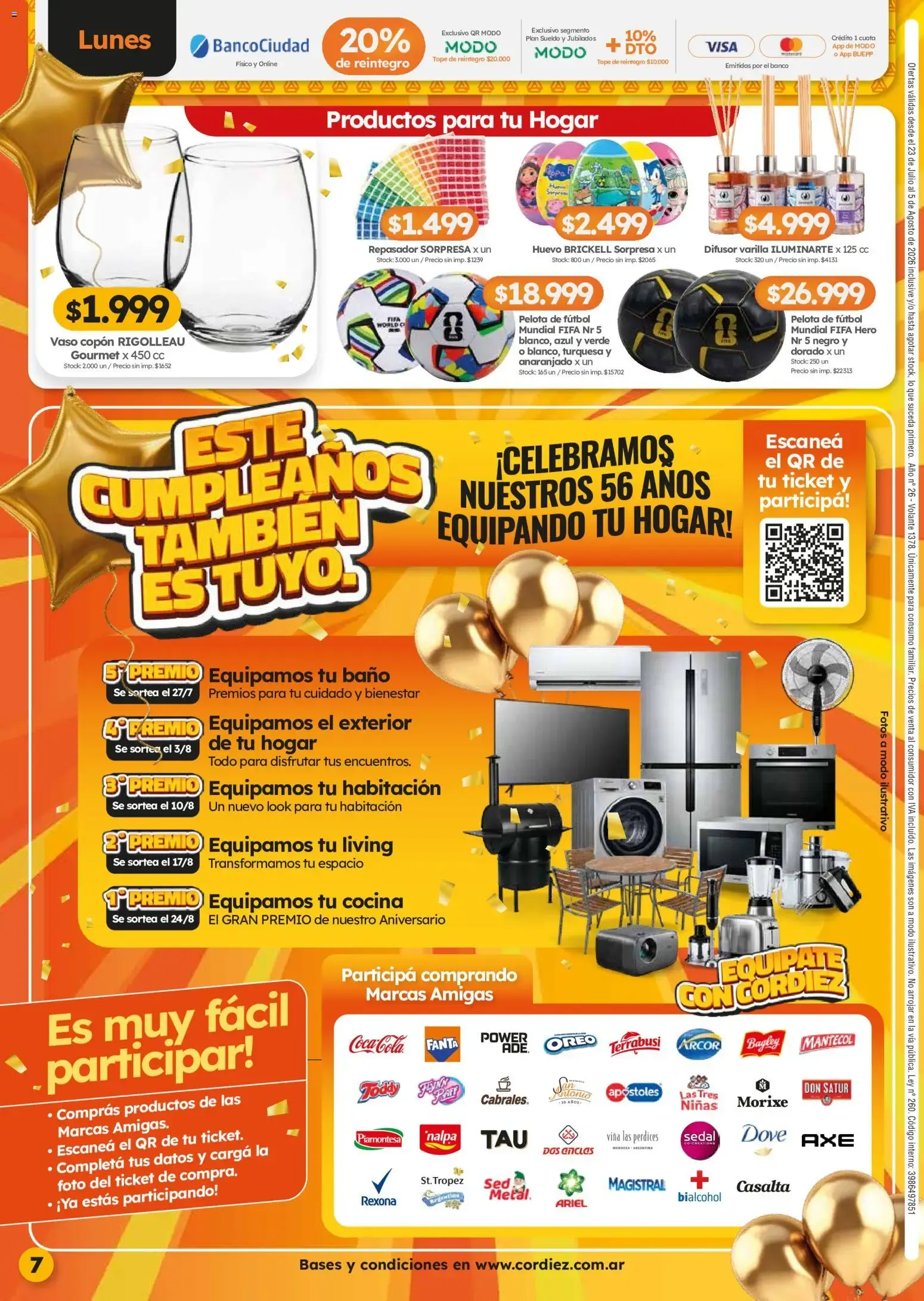 Ofertas de Cordiez ofertas || del 23/07/2026 - 05/08/2026 || Catálogo 23 de julio al 5 de agosto 2026 - Página 7 del catálogo