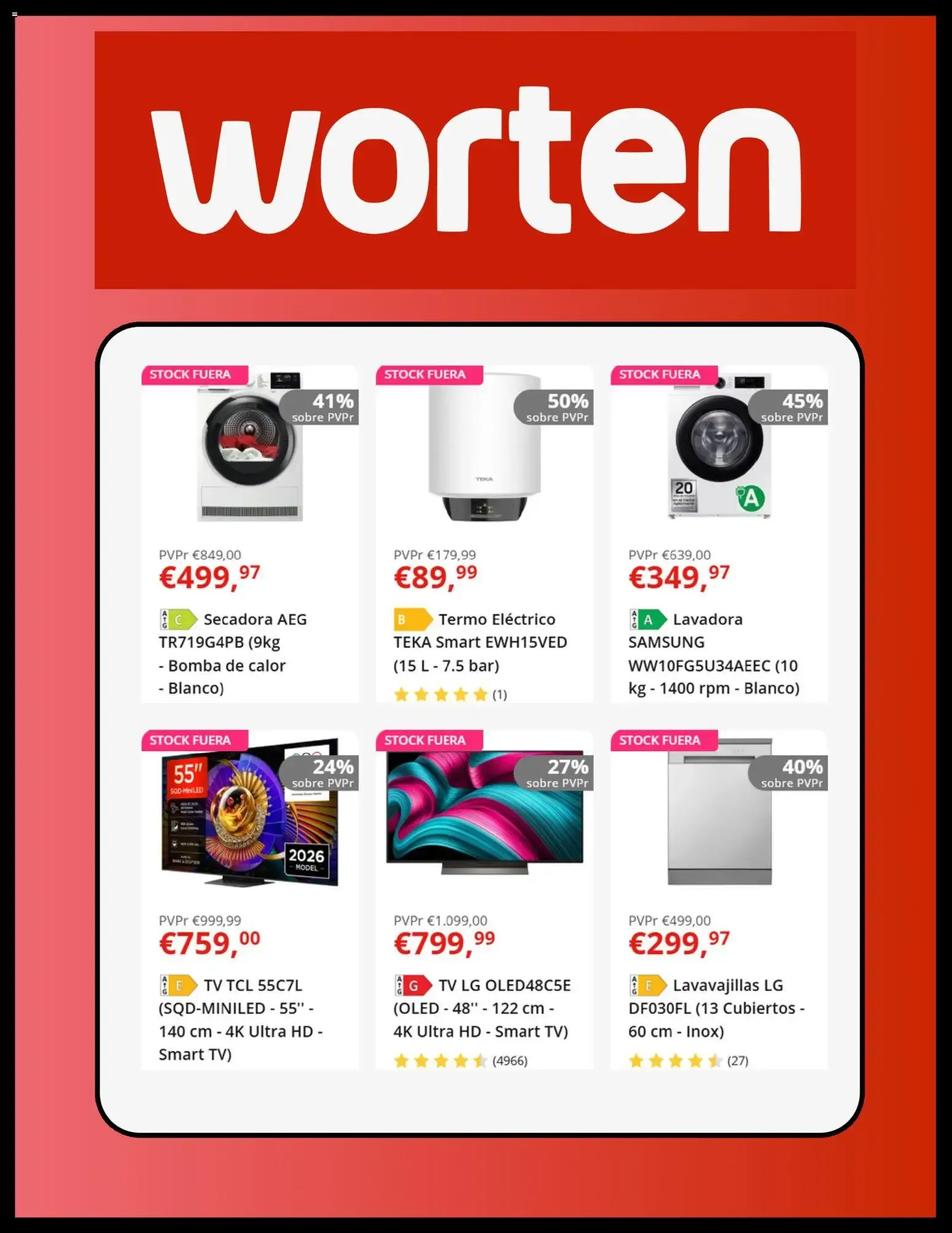 Catálogo de Worten ¡STOCK FUERA! 21 de julio al 27 de julio 2026 - Página 5