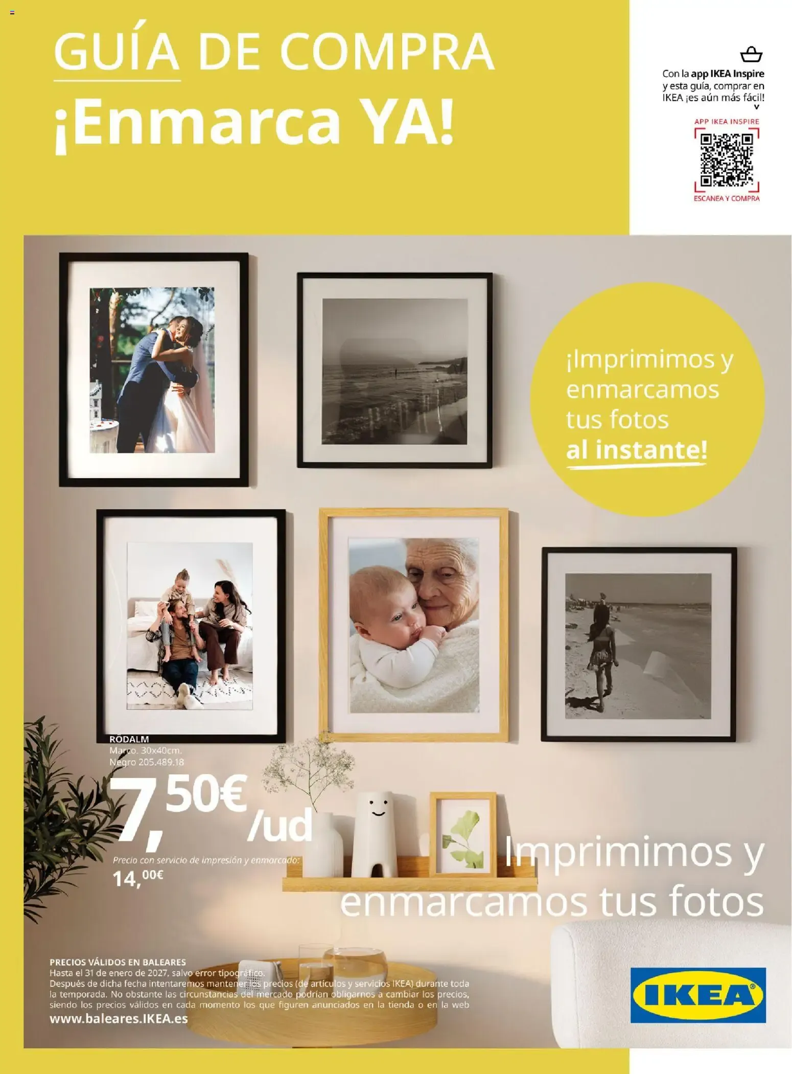Catálogo de IKEA - Enmarca ya del 01/09/2026 1 de septiembre al 31 de enero 2027 - Página 1