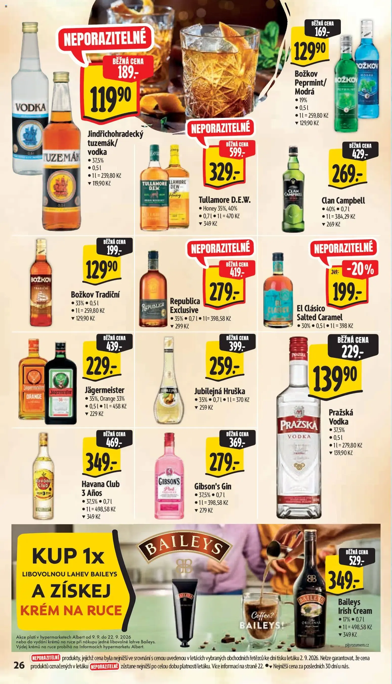 Albert leták - Hypermarket od 09.09.2026 - Akční leták - 9. září 15. září 2026 - Page 34