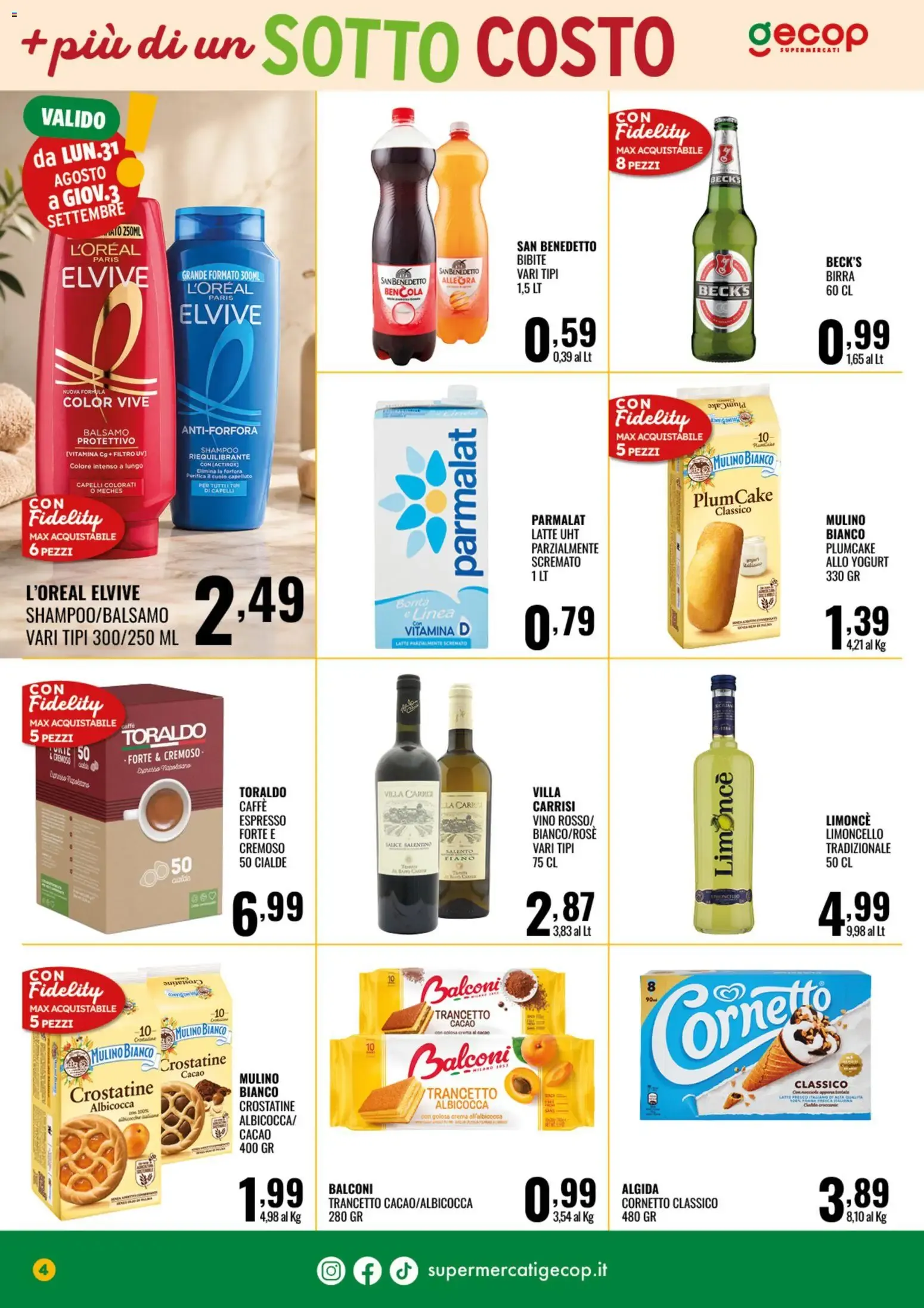 Nuovo GECOP volantino dal 24/08/2026 > offerte anteprima 🛍️ da 24 agosto a 6 settembre di 2026 - Pagina del volantino 4