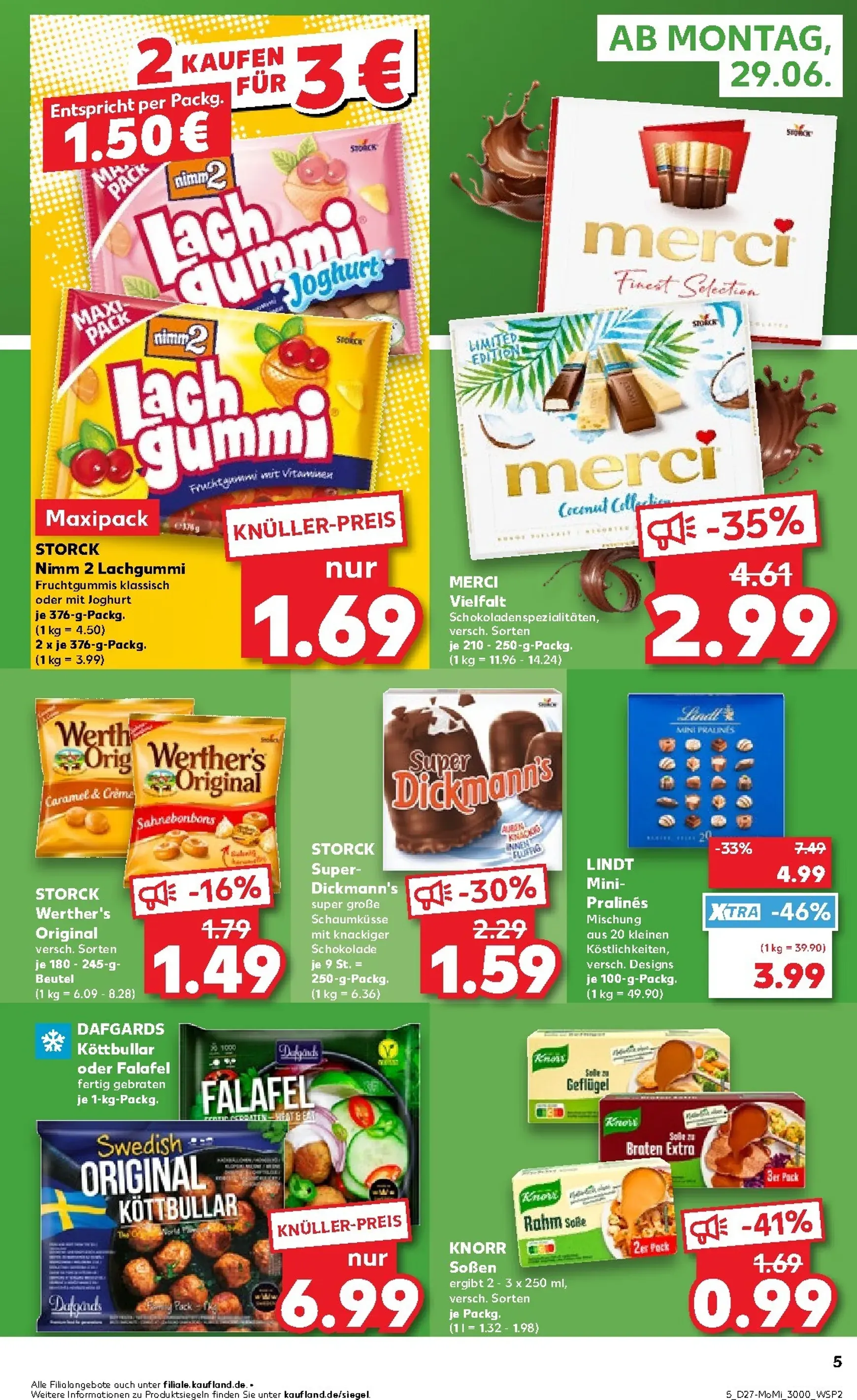 Kaufland - Angebote ab Montag Prospekt nächste Woche – von Montag 29.06.2026 bis Mittwoch 01.07.2026 von 29. Juni bis 1. Juli 2026 - Prospekt seite 5