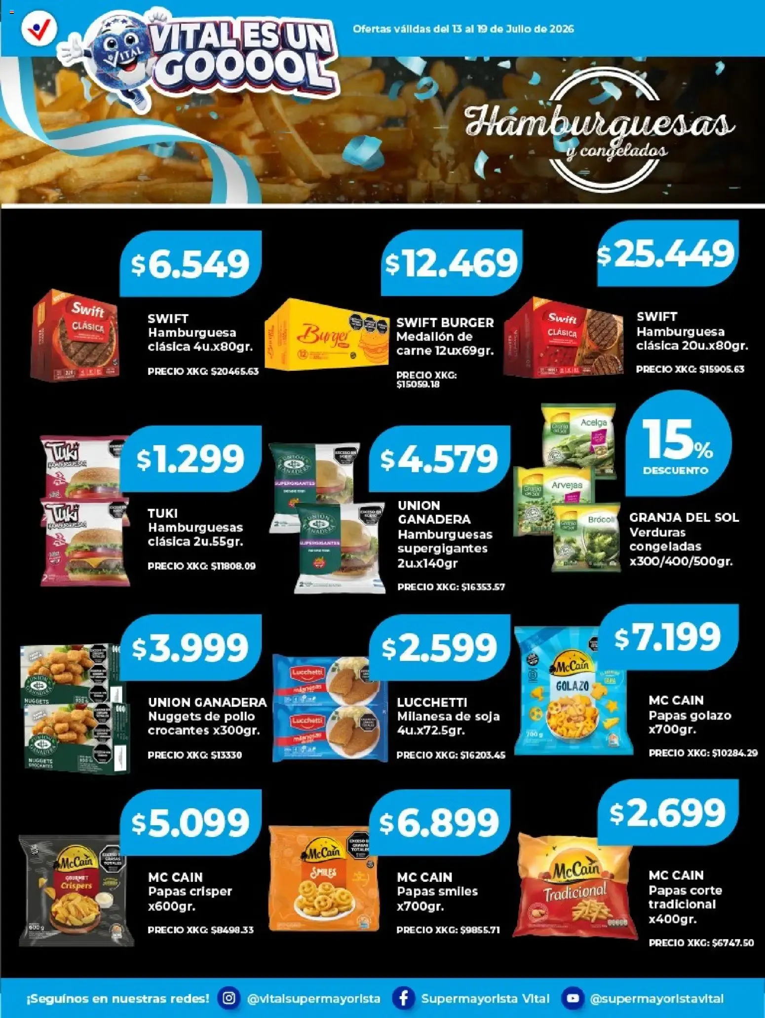 Ofertas de Vital es un Goool - Frescos a la mesa 13 de julio al 19 de julio 2026 - Página 7 del catálogo