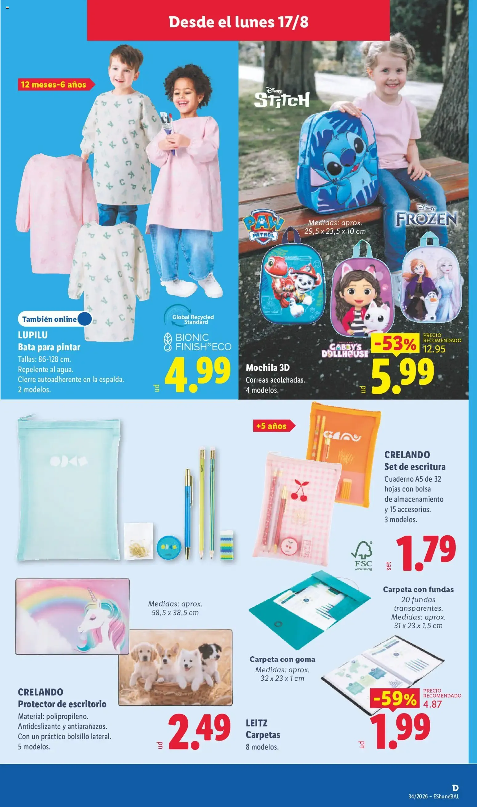 Catálogo de Lidl folleto de bazar del 17/08/2026 | Ofertas 17 de agosto al 23 de agosto 2026 - Página 11