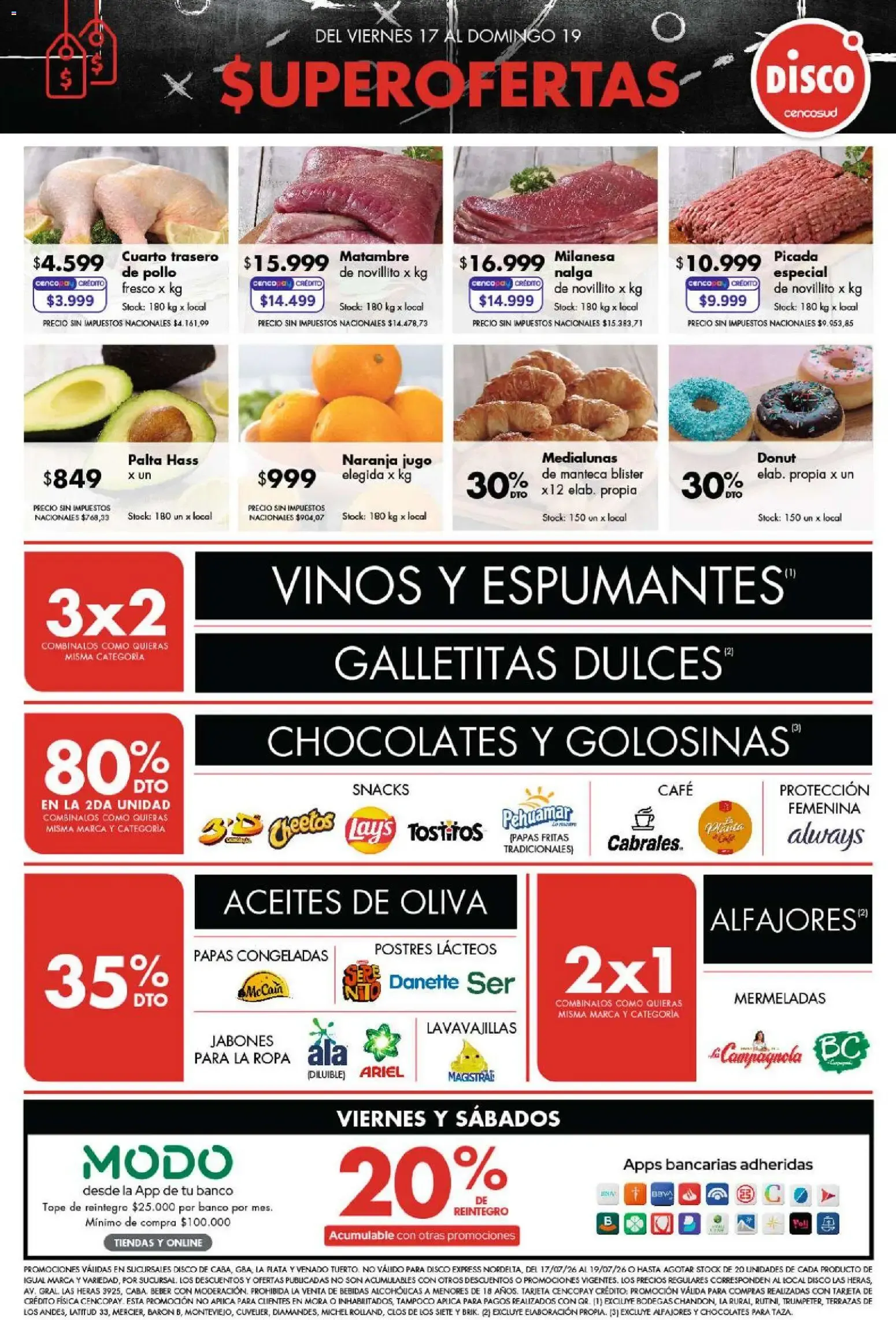 Ofertas de Disco ofertas del 17/07/2026 - 19/07/2026 17 de julio al 19 de julio 2026 - Página 1 del catálogo