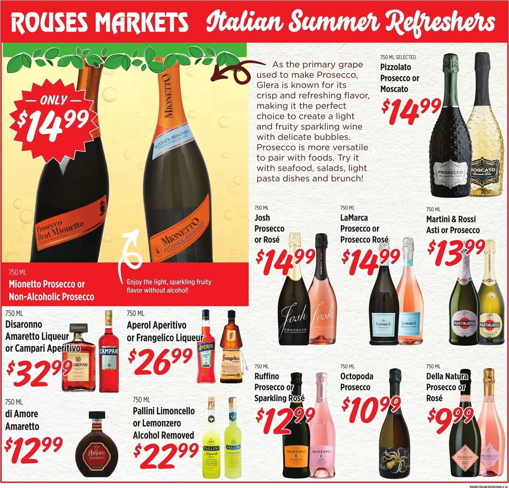 Weekly ad Current Rouses Markets - Italian Summer leaflet valid from Wednesday 05/27/2026 to Wednesday 07/01/2026 from May 27 to July 1 2026 - Page 4