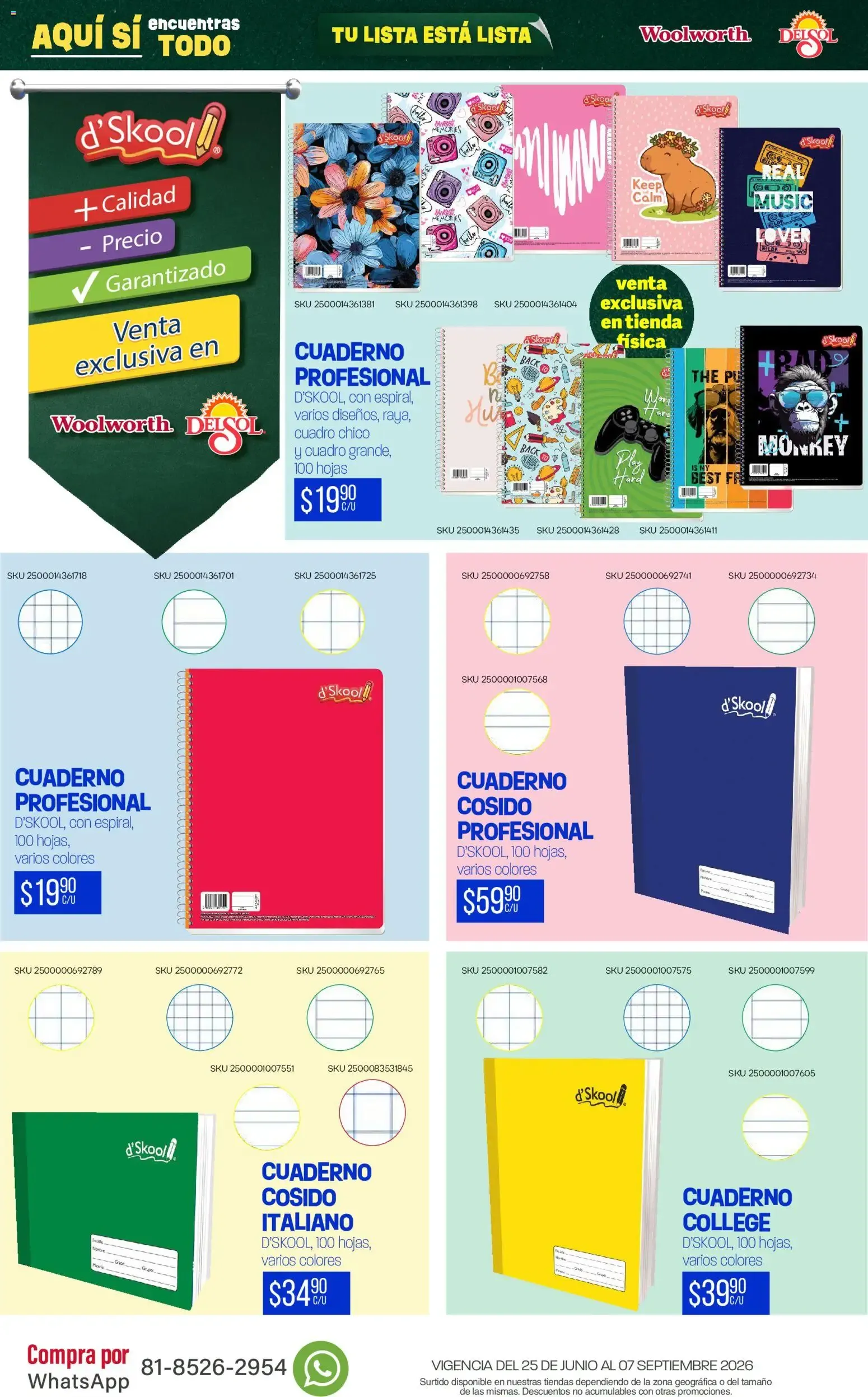 Catálogo de Del Sol y Woolworth catálogo Back To School (25/06/2026 - 07/09/2026) - catálogo en línea 25 de junio al 7 de septiembre 2026 - Pagina 23