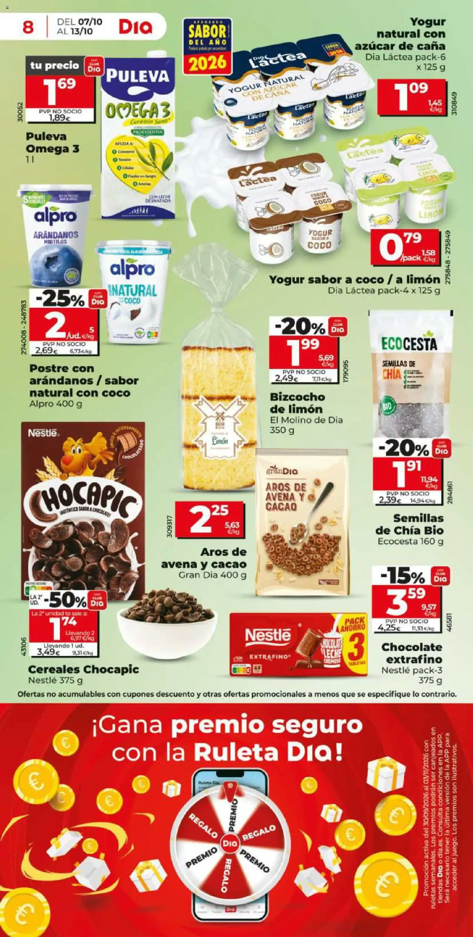 Catálogo de Dia - folleto del 07/10/2026 | Ofertas 7 de octubre al 13 de octubre 2026 - Página 8