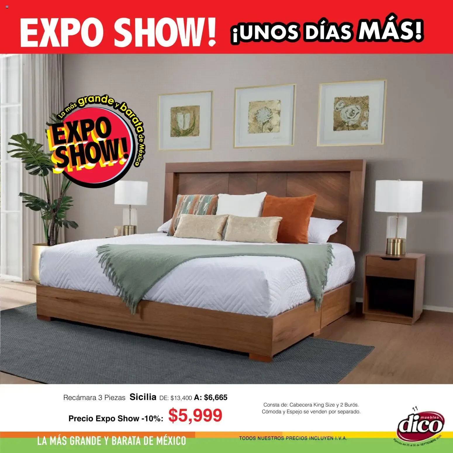 Catálogo de Muebles Dico catálogo Expo show (23/09/2026 - 30/09/2026) - catálogo en línea 23 de septiembre al 30 de septiembre 2026 - Pagina 11