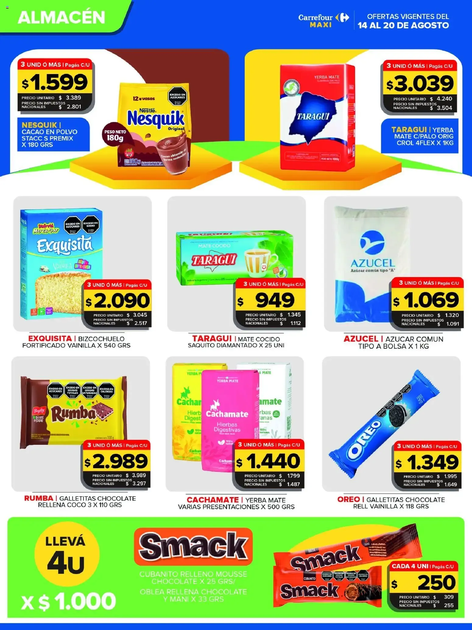 Ofertas de Carrefour Maxi catálogo del 14/08/2026 - 20/08/2026 14 de agosto al 20 de agosto 2026 - Página 6 del catálogo