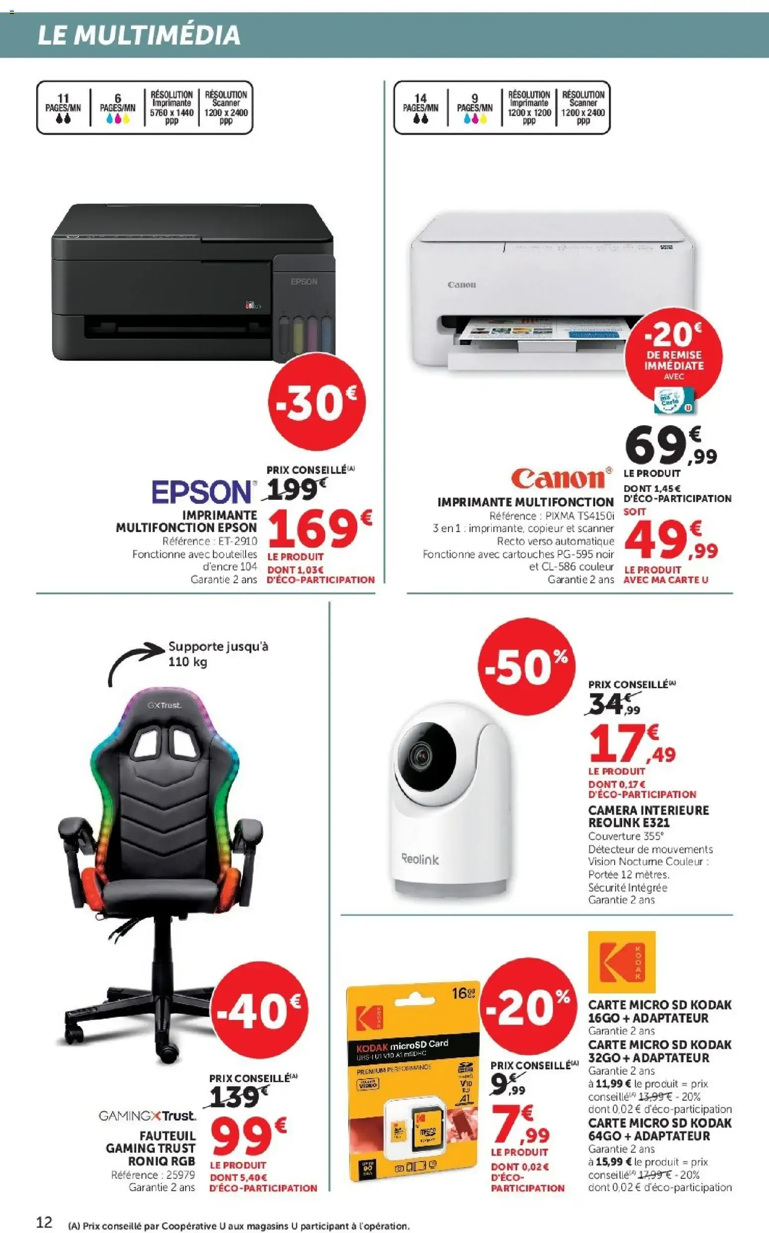 Hyper U - Les prix bas de la semaine à partir du 29/09/2026 - promo en ligne du 29 septembre au 11 octobre 2026 - Catalogue page 12