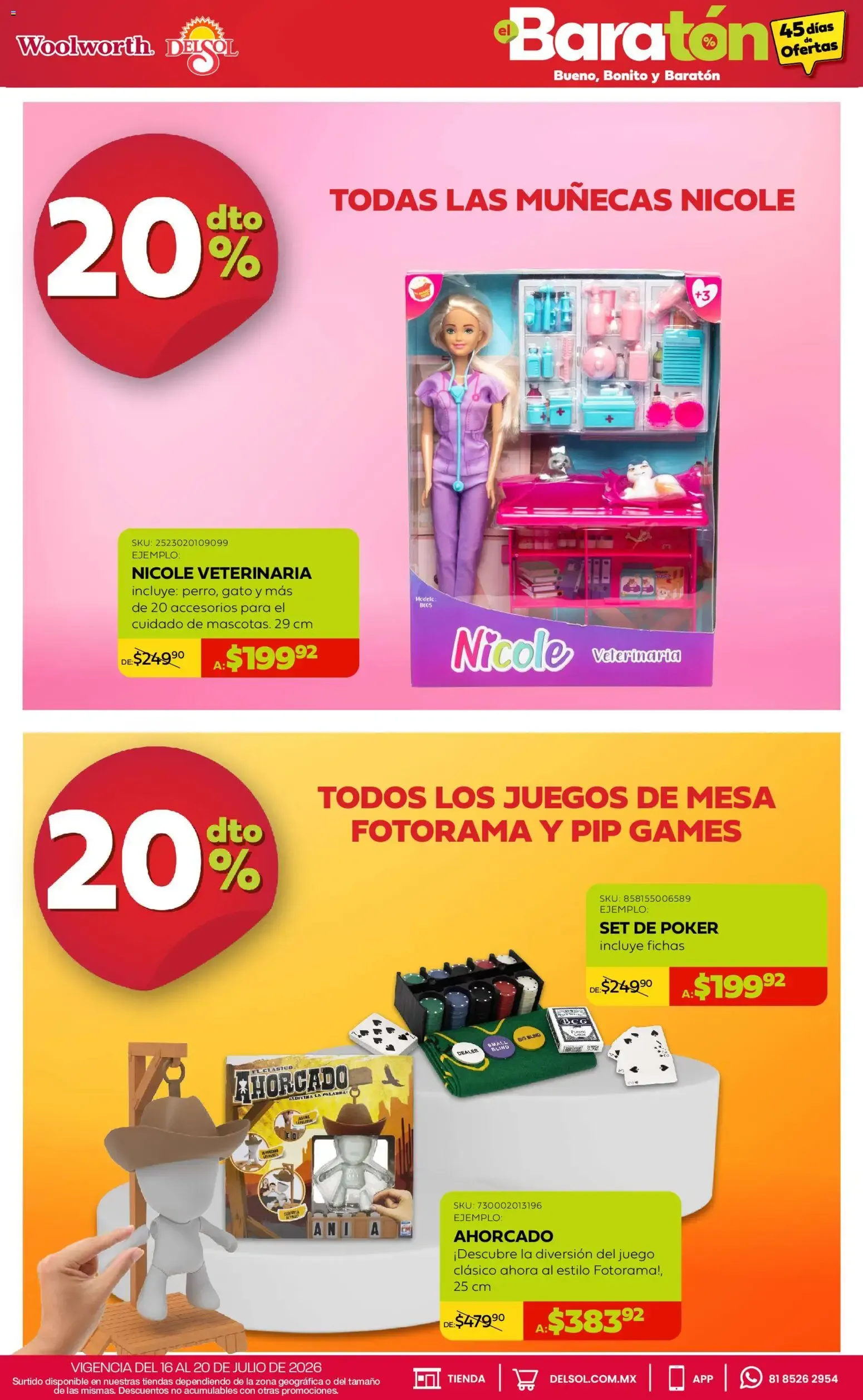Catálogo de Del Sol y Woolworth catálogo Bueno, Bonito y Baratón (16/07/2026 - 20/07/2026) - catálogo en línea 16 de julio al 20 de julio 2026 - Pagina 18