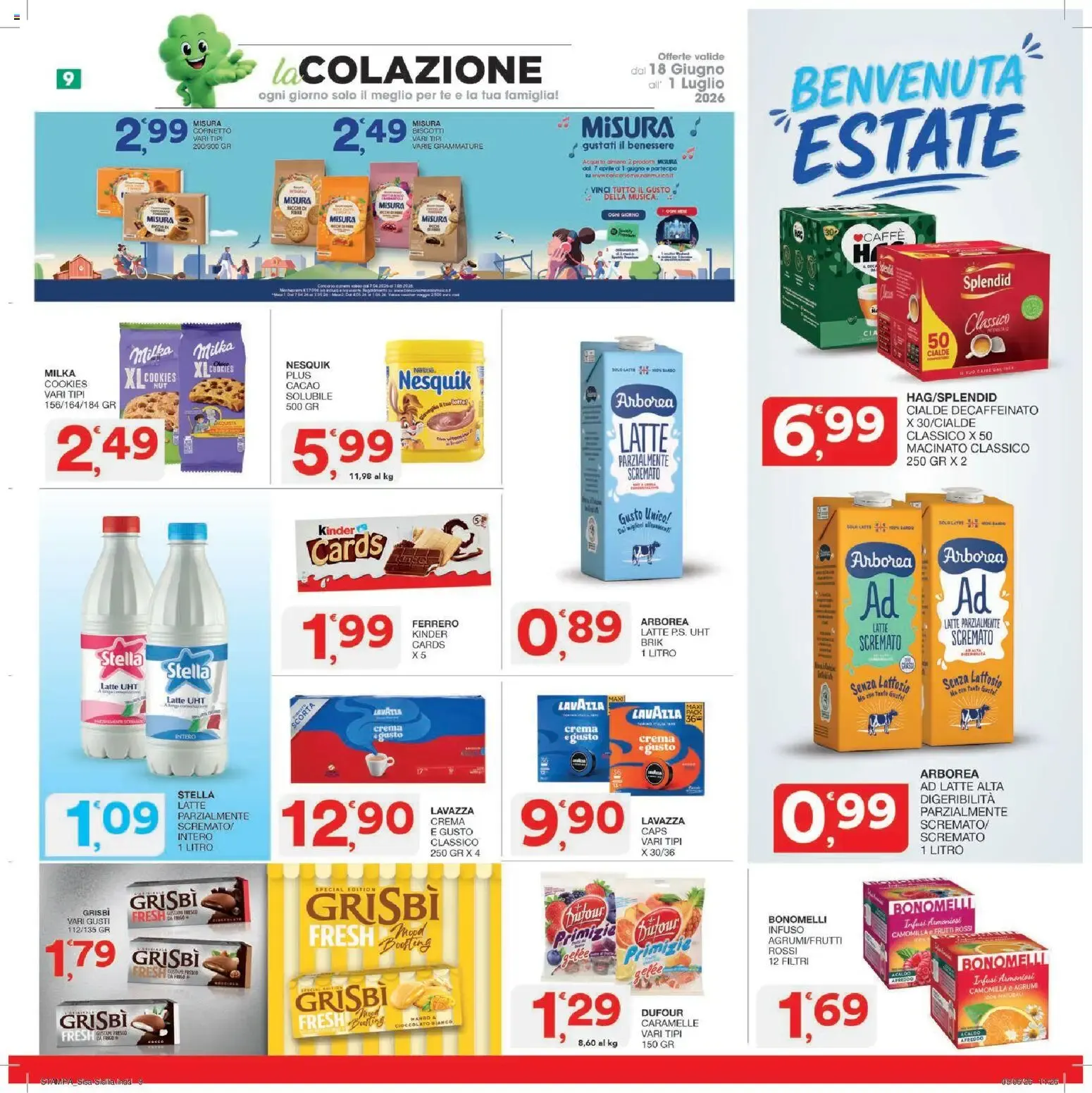 SISA - Offerte valide dal 18 Giugno all' 1 Luglio 2026 da 18 giugno a 1 luglio di 2026 - Pagina del volantino 9