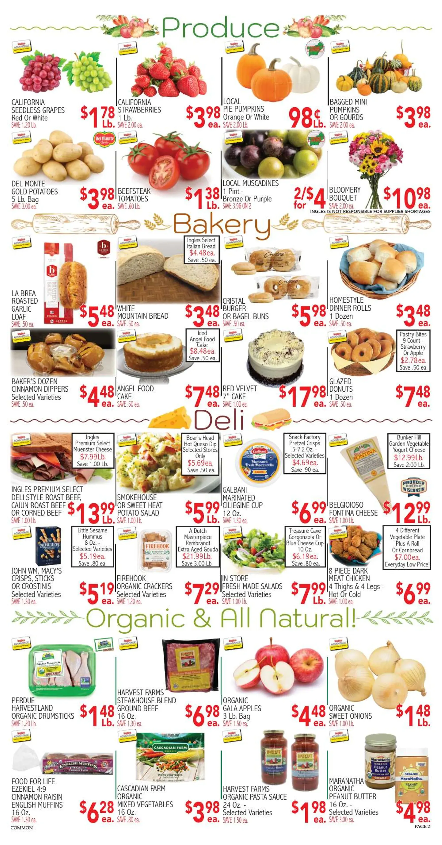 Weekly ad Current Ingles Markets leaflet valid from Wednesday 10/07/2026 to Tuesday 10/13/2026 from October 7 to October 13 2026 - Page 2