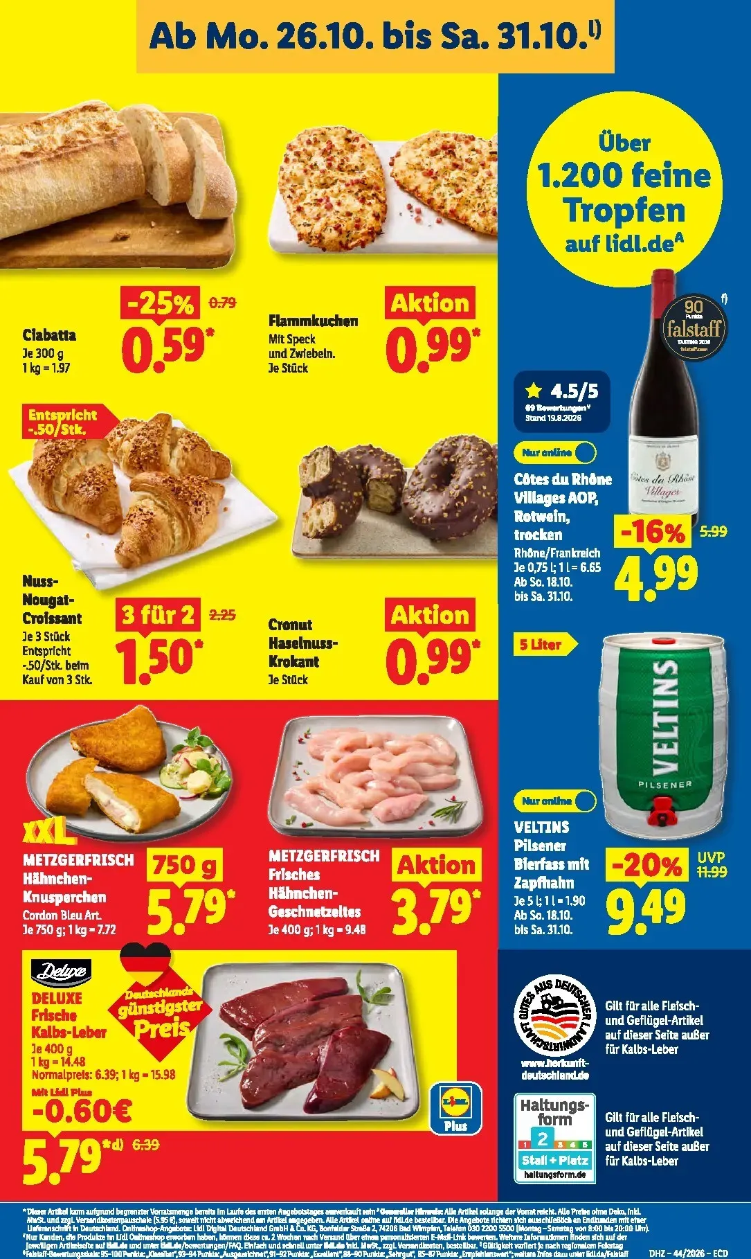 Lidl Prospekt – von Montag 26.10.2026 bis Samstag 31.10.2026 von 26. Oktober bis 31. Oktober 2026 - Prospekt seite 12