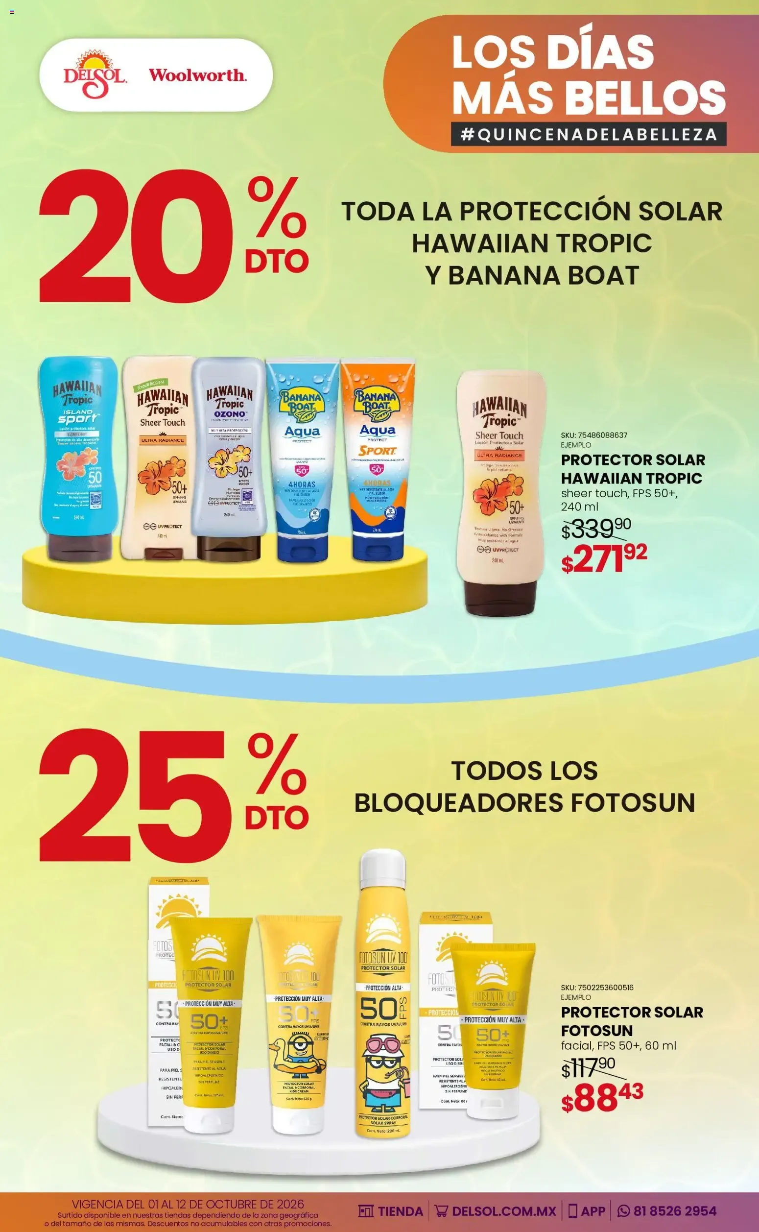 Catálogo de Del Sol y Woolworth catálogo Los días más bellos - Quincena Belleza (01/10/2026 - 12/10/2026) - catálogo en línea 1 de octubre al 12 de octubre 2026 - Pagina 16