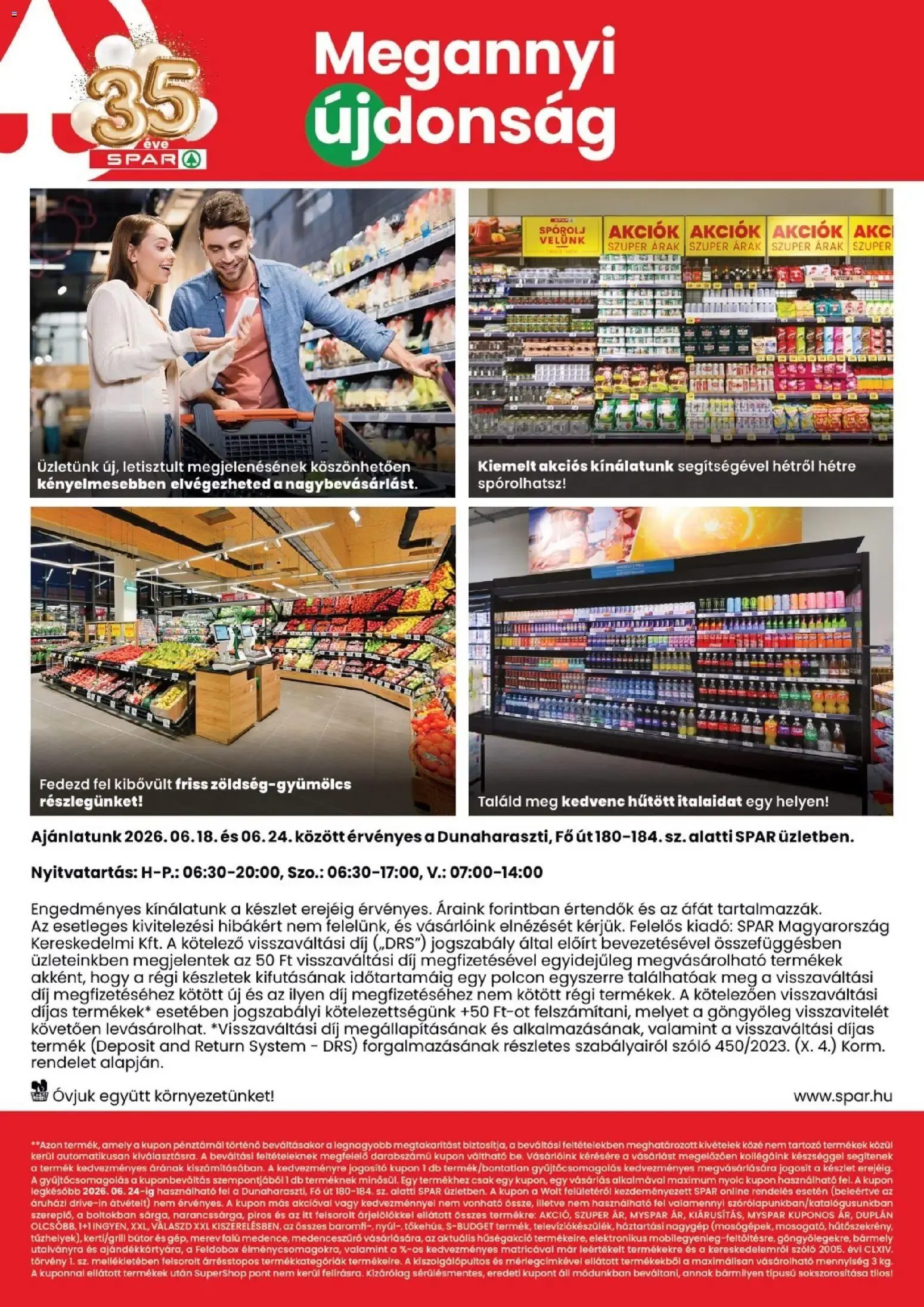 Katalógus Spar Dunaharaszti üzlet megújulás - 2026.06.18.-tól június 18.-tól június 24.-ig 2026. - Oldal 2