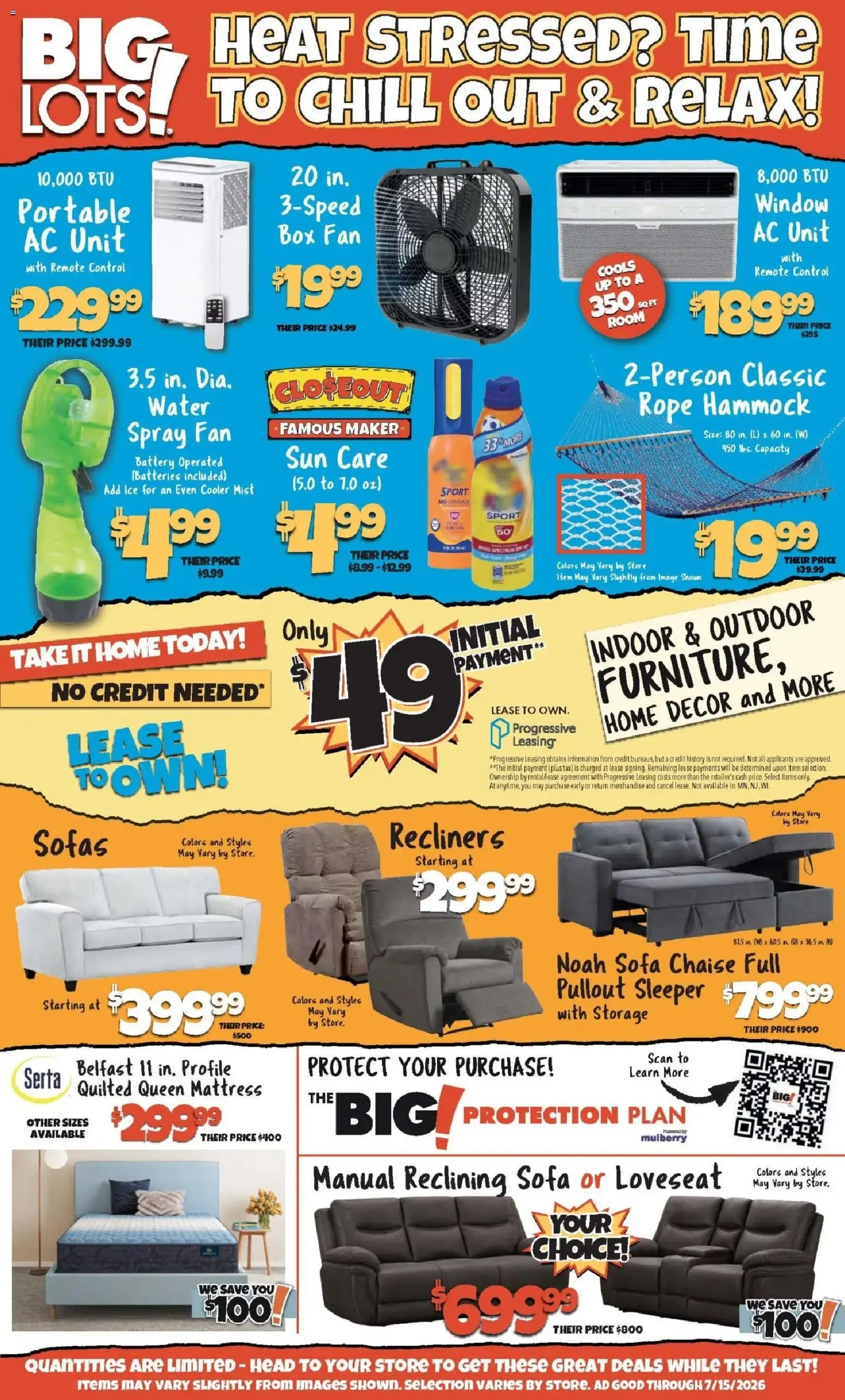 Weekly ad Big Lots Weekly Ad from 07/09/2026 - Flyer from July 9 to July 15 2026 - Page 2