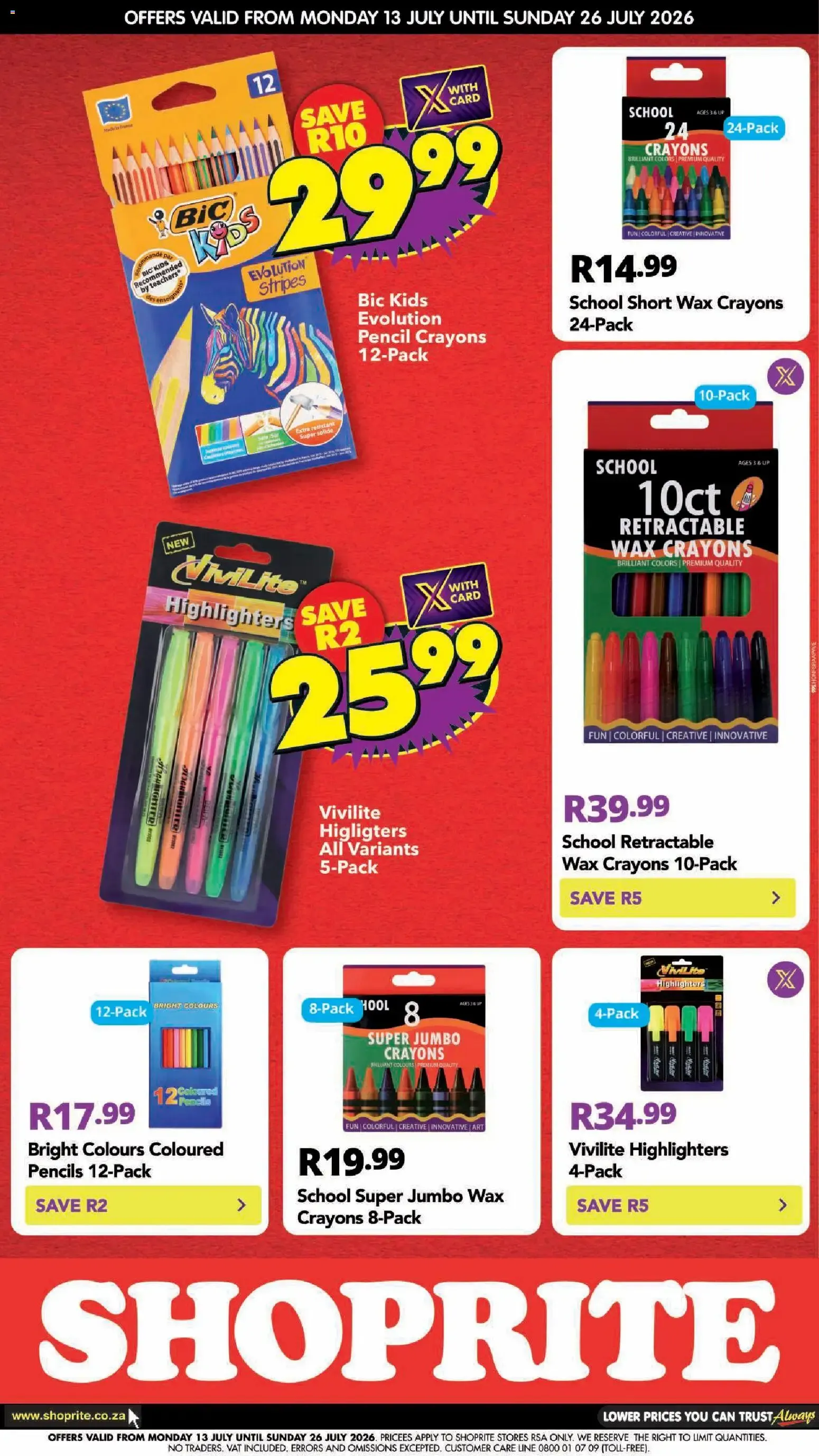 Shoprite - Back To School (13/07/2026 - 26/07/2026) → Online Catalogue from 13 July to 26 July 2026 - Catalogue Page 3