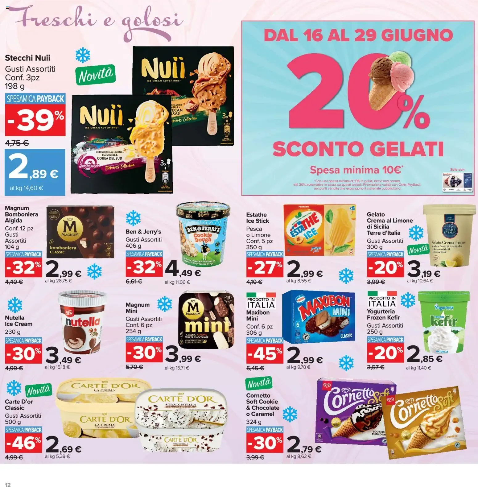 Carrefour market: PREZZI IMBATTIBILI da 16 giugno a 29 giugno di 2026 - Pagina del volantino 12