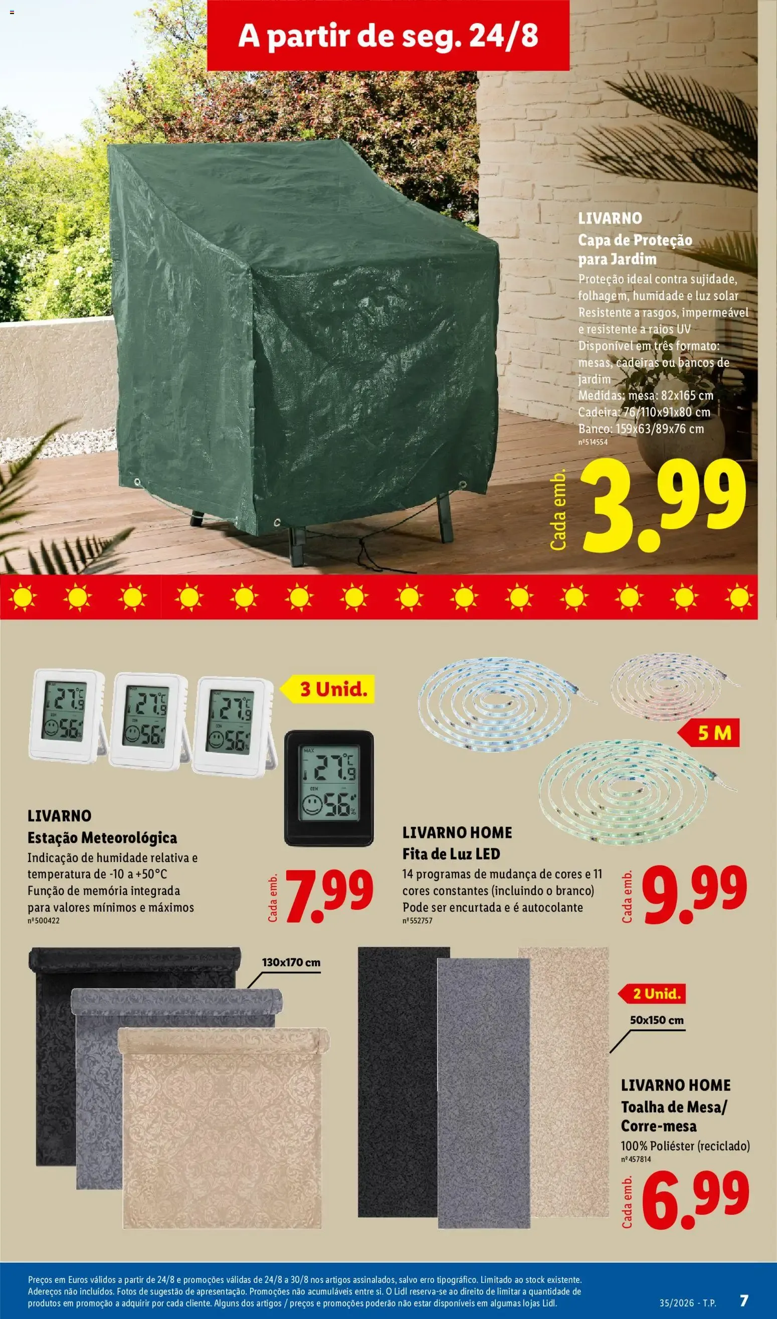 Folheto Lidl Novidades » de 24/08/2026 - 30/08/2026 de 24 de agosto até 30 de agosto 2026 - Pagina 7