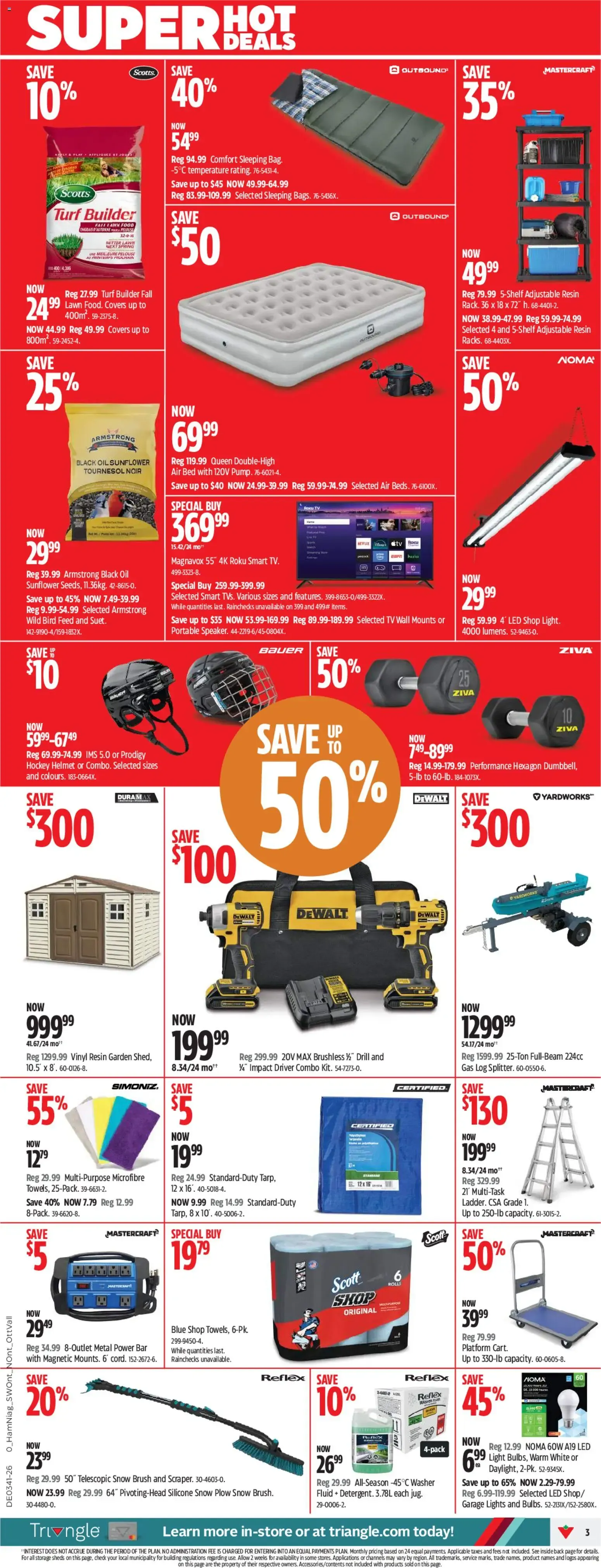 Canadian Tire weekly flyer from Oct 8, 2026 > weekly specials & deals from October 8 to October 14 2026 - flyer page 3