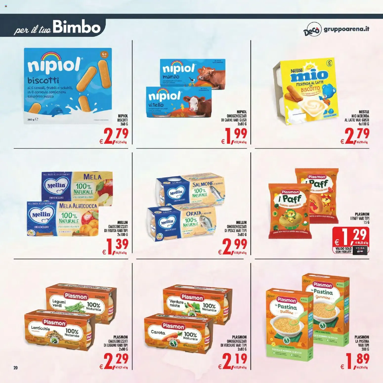 Nuovo Decò volantino Supermercati Favignana dal 10/07/2026 > offerte anteprima 🛍️ da 10 luglio a 20 luglio di 2026 - Pagina del volantino 20