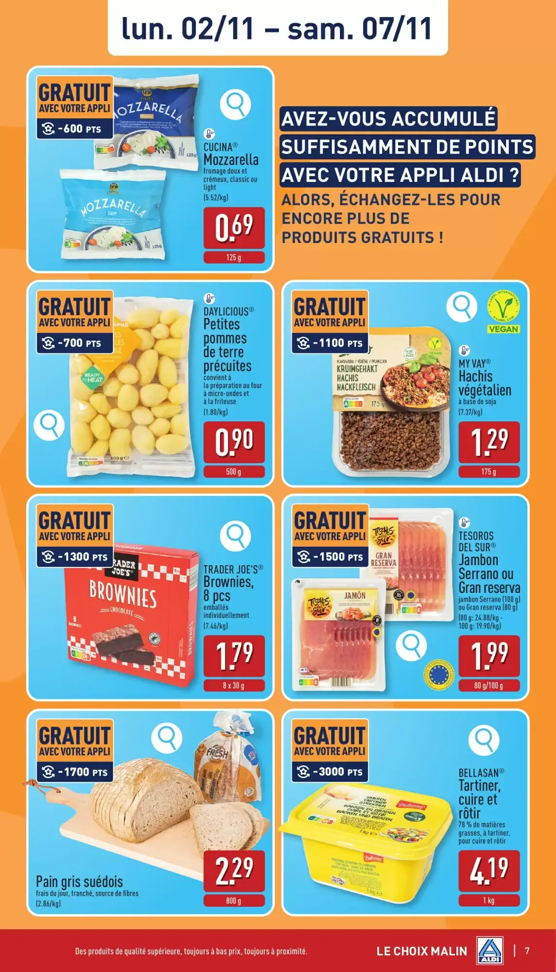 ALDI Dépliant du lun. 02/11 au sam. 07/11 inclus van 2 november tot 7 november 2026 - folder pagina 7