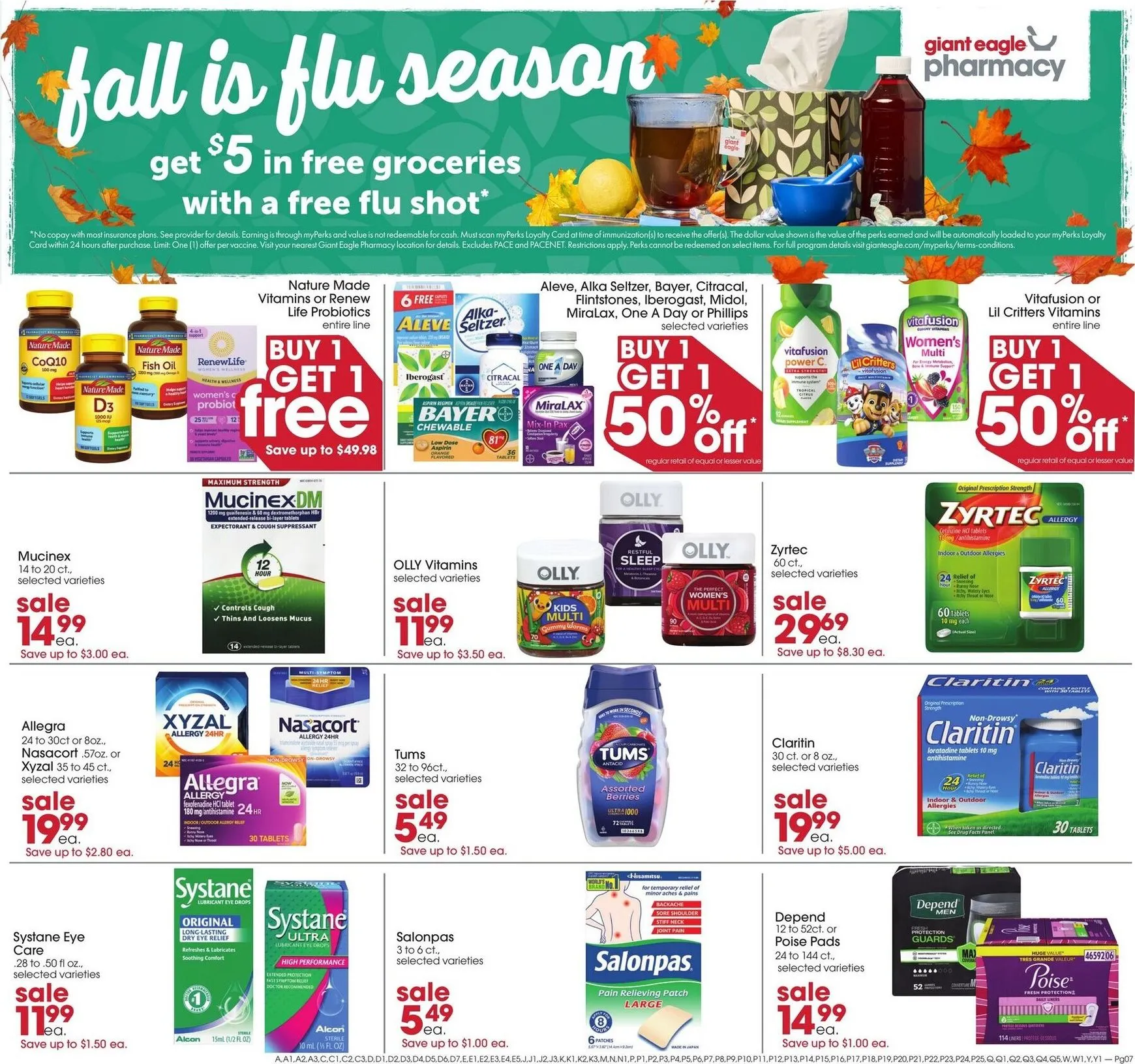 Weekly ad Current Giant Eagle leaflet valid from Thursday 09/17/2026 to Wednesday 09/23/2026 from September 17 to September 23 2026 - Page 7