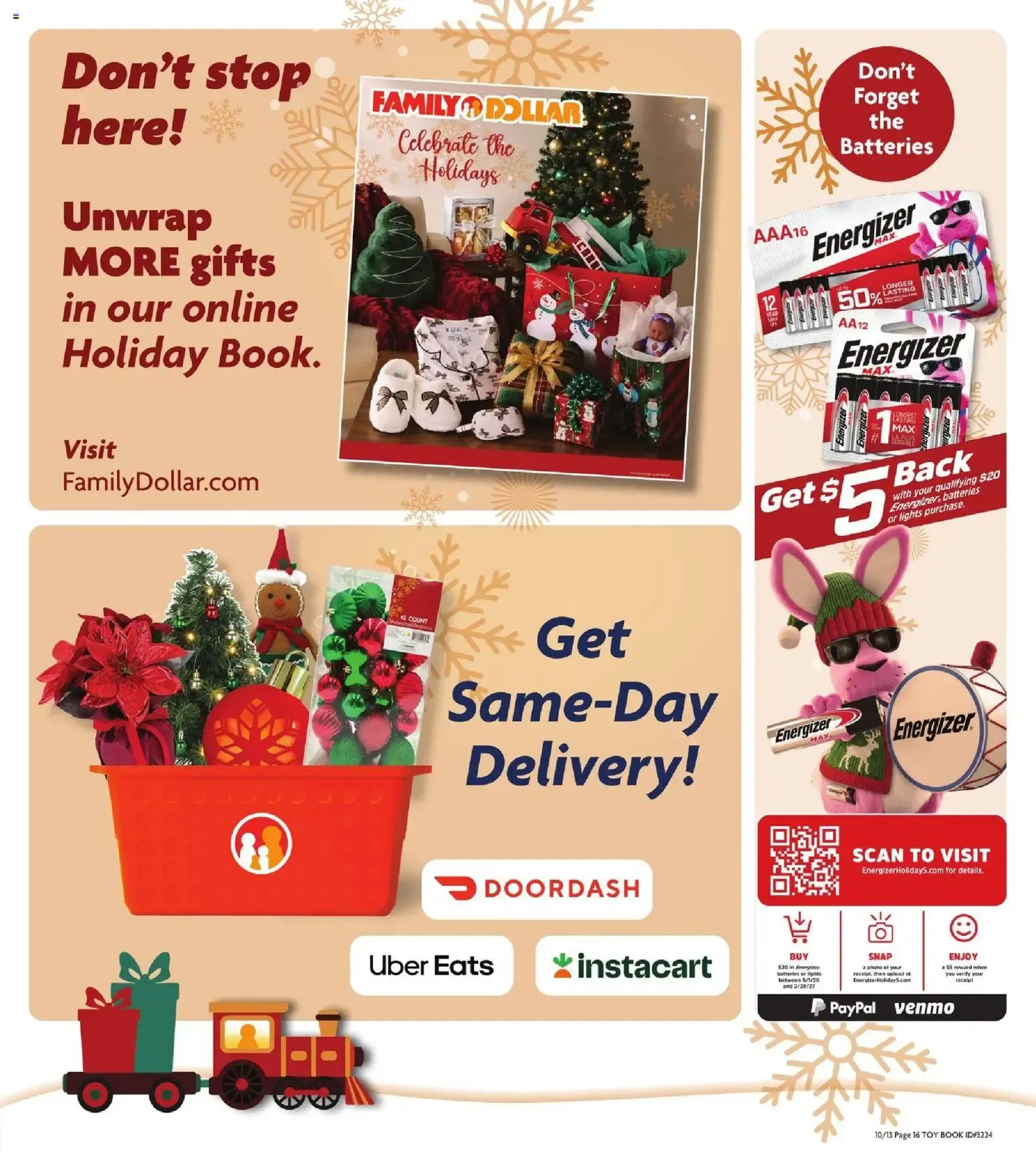 Weekly promotion Family Dollar Toy Book (10/13 - 12/25 2026) - Flyer spanning from October 13 to December 25 2026 - Page 16 for Catalogue 365