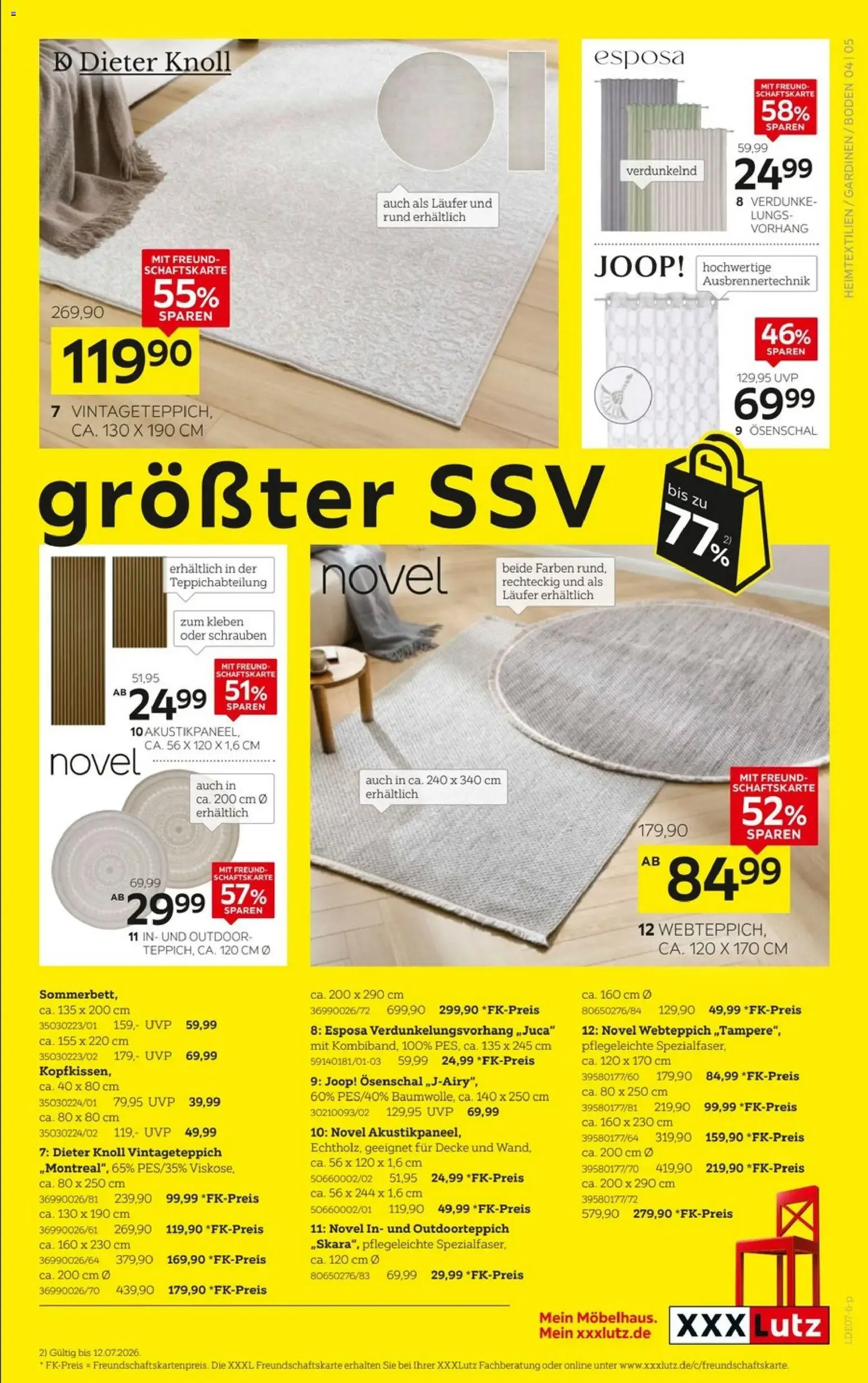 XXXLutz Deutschlands größter SSV von 27. Juni bis 12. Juli 2026 - Prospekt seite 5