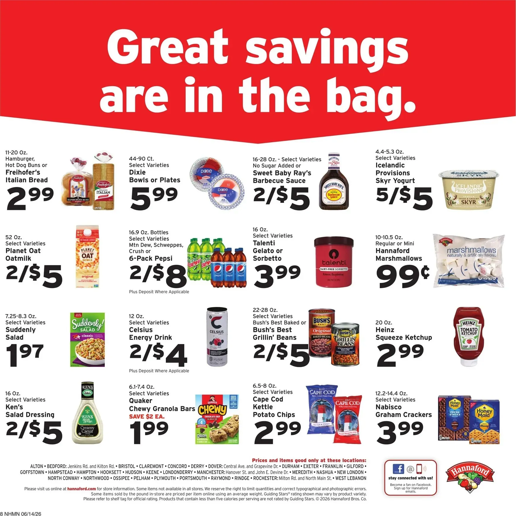 Weekly ad Hannaford: Happy Father's Day! Summer Grilling Savings from June 14 to June 20 2026 - Page 8