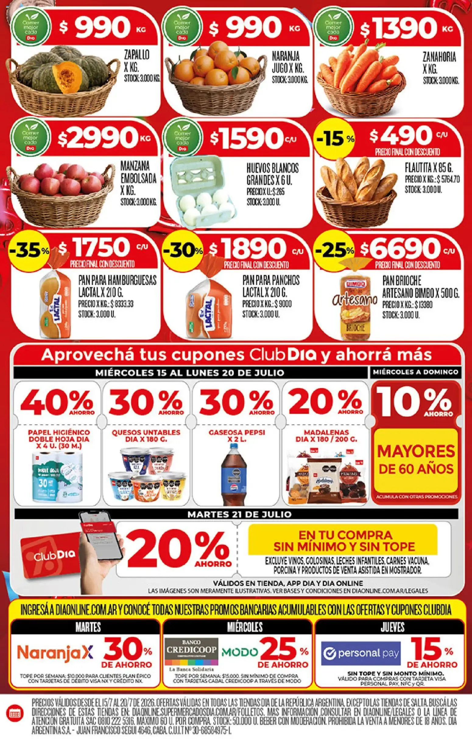 Ofertas de SUPERMES de OFERTONES 15 de julio al 20 de julio 2026 - Página 4 del catálogo
